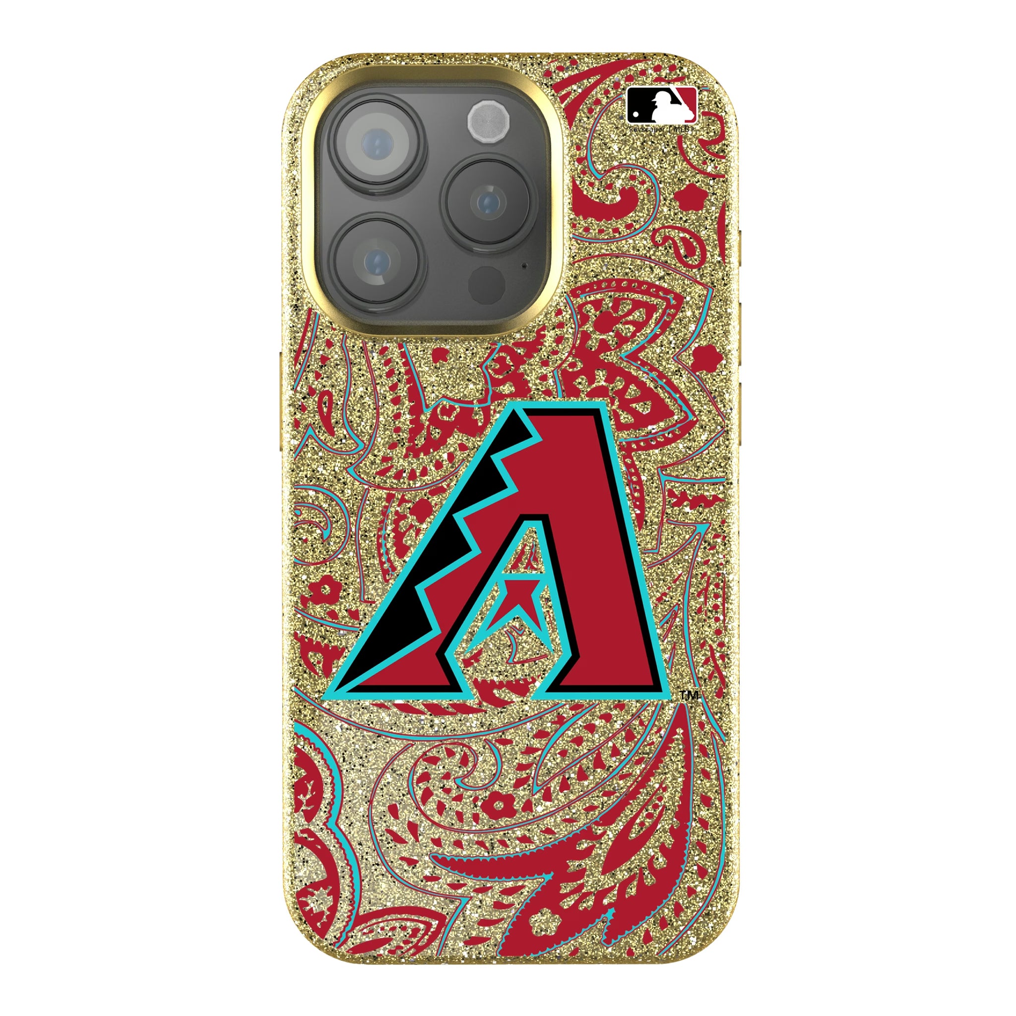 Arizona Diamondbacks Paisley iPhone Bling Phone Case for Apple iPhone