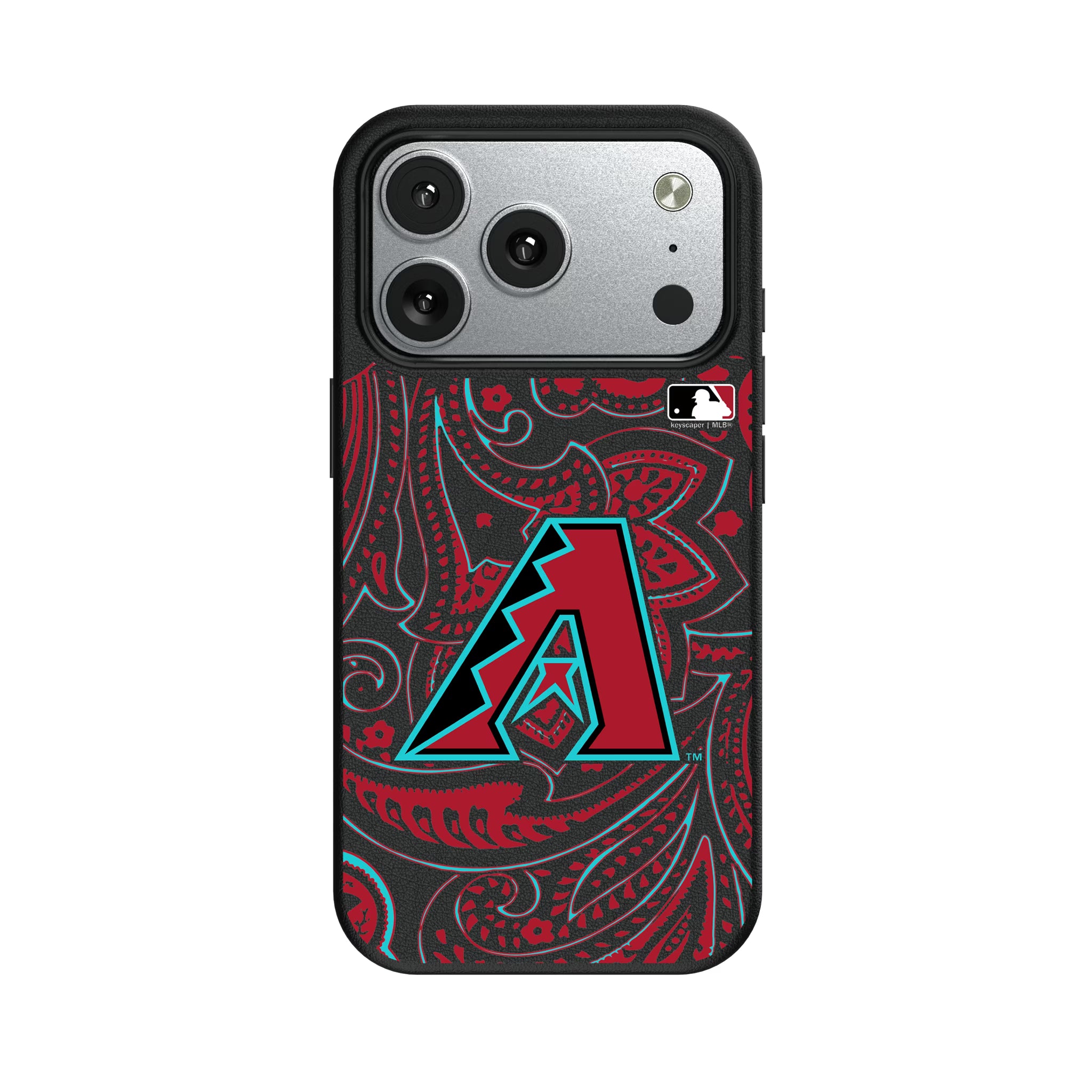 Arizona Diamondbacks Paisley iPhone MagSafe Compatible Phone Case for Apple iPhone#Device_iPhone 17 Pro