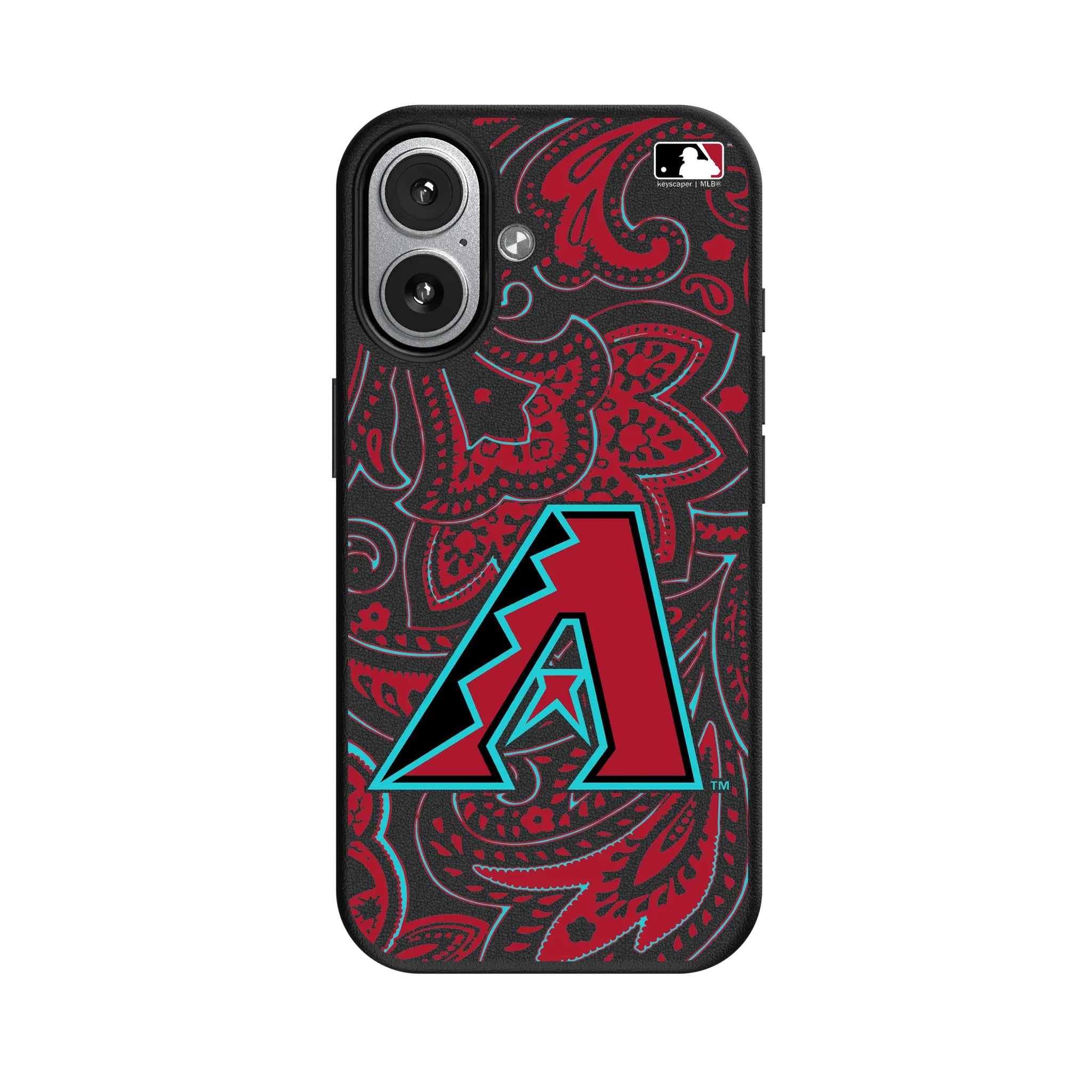 Arizona Diamondbacks Paisley iPhone MagSafe Compatible Phone Case for Apple iPhone#Device_iPhone 17
