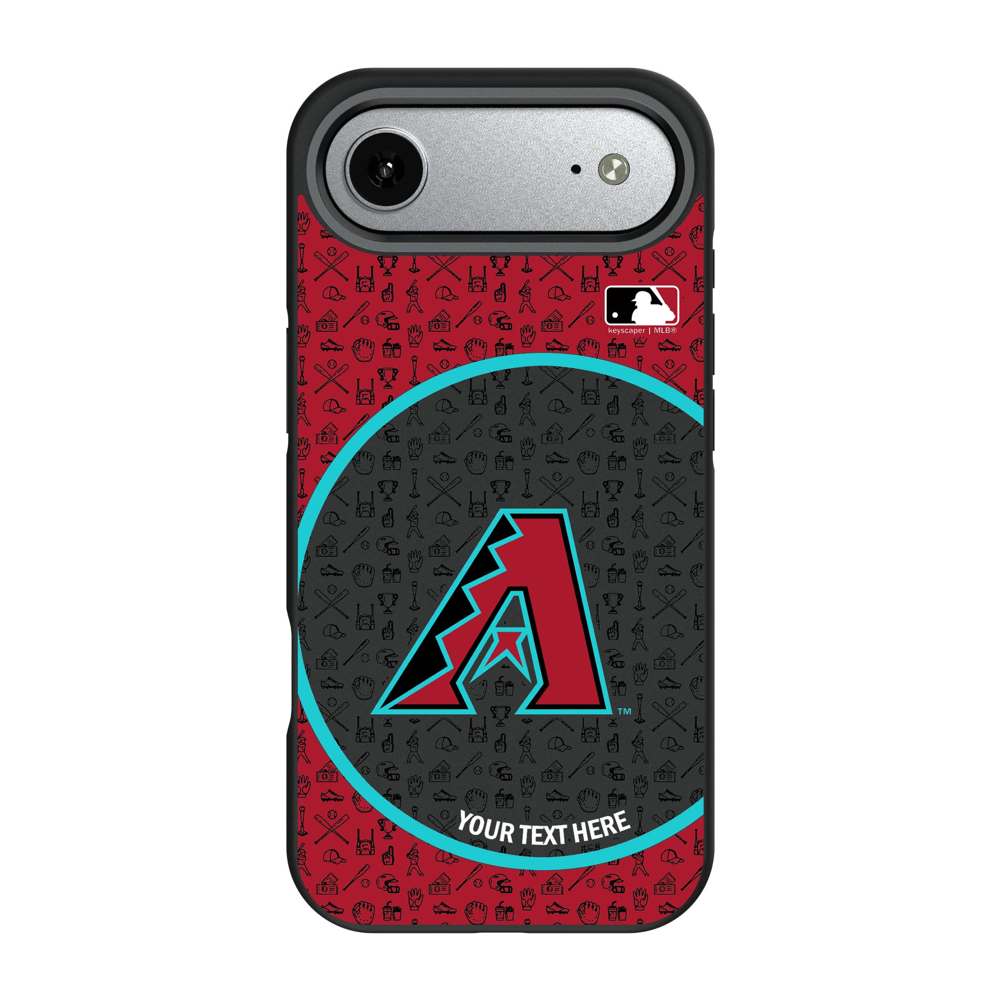 Arizona Diamondbacks Personalized Circle iPhone Bump Phone Case for Apple iPhone#Device_iPhone Air