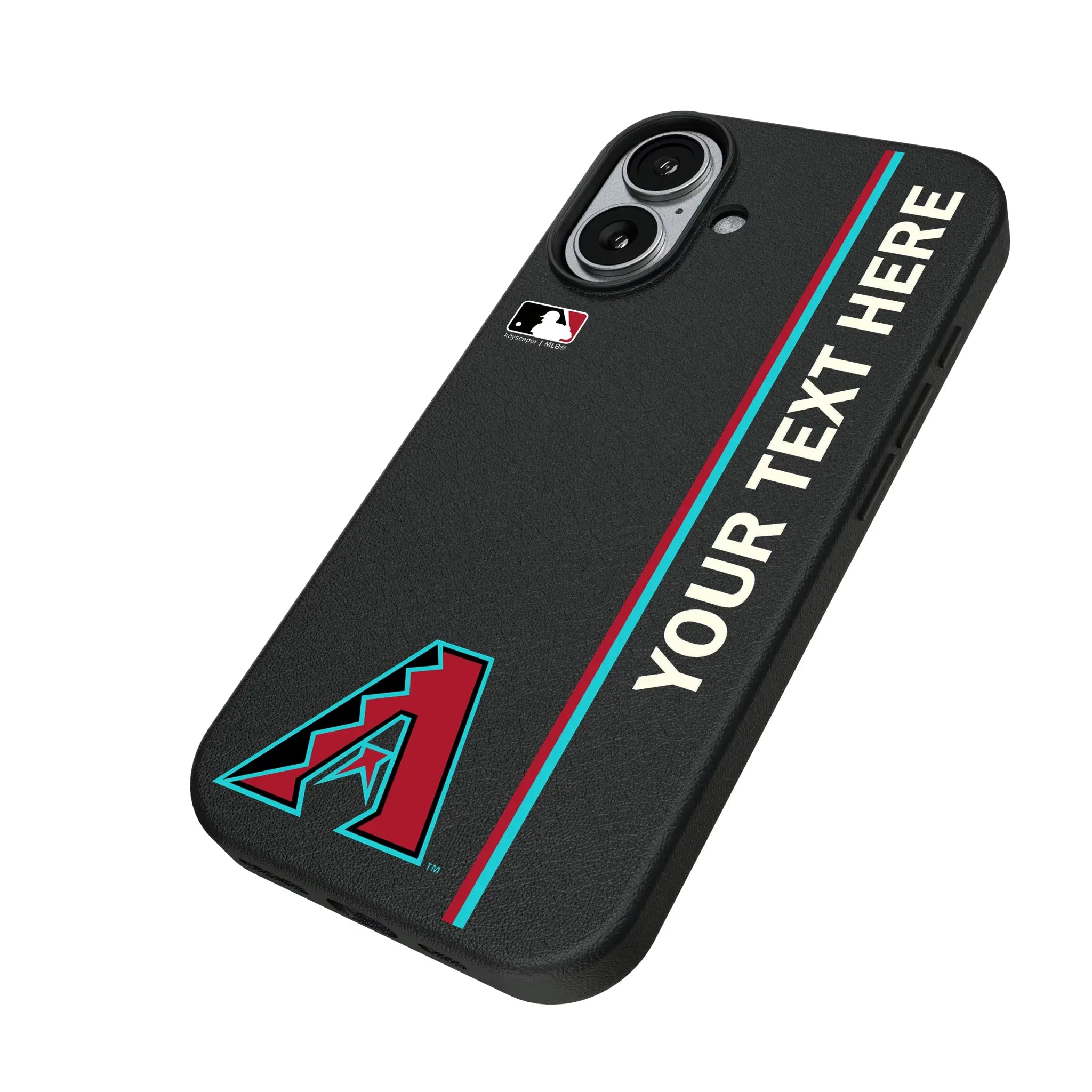 Arizona Diamondbacks Personalized Sidebard iPhone MagSafe Compatible Phone Case for Apple iPhone - Isometric View#Device_iPhone 17