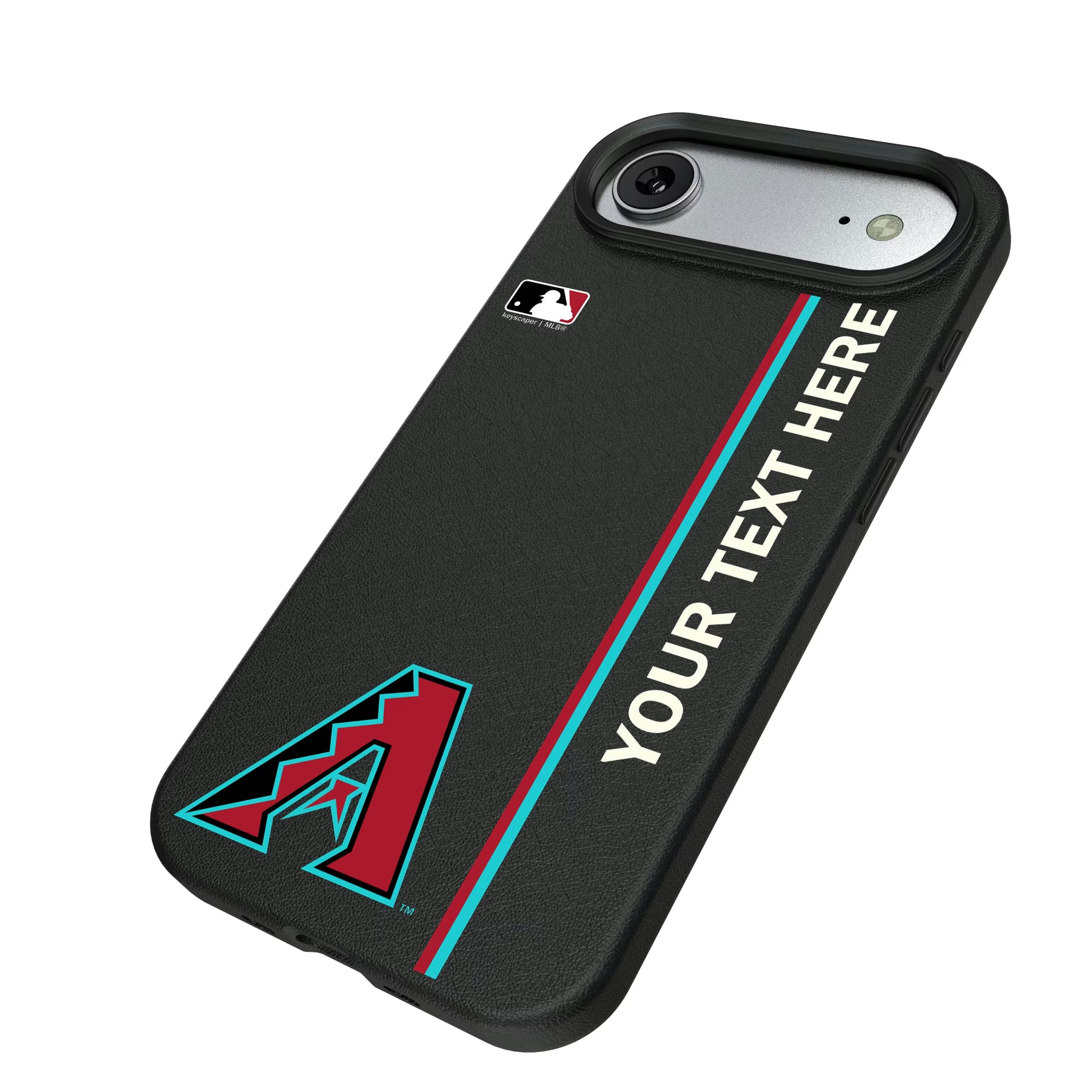 Arizona Diamondbacks Personalized Sidebard iPhone MagSafe Compatible Phone Case for Apple iPhone - Isometric View#Device_iPhone Air