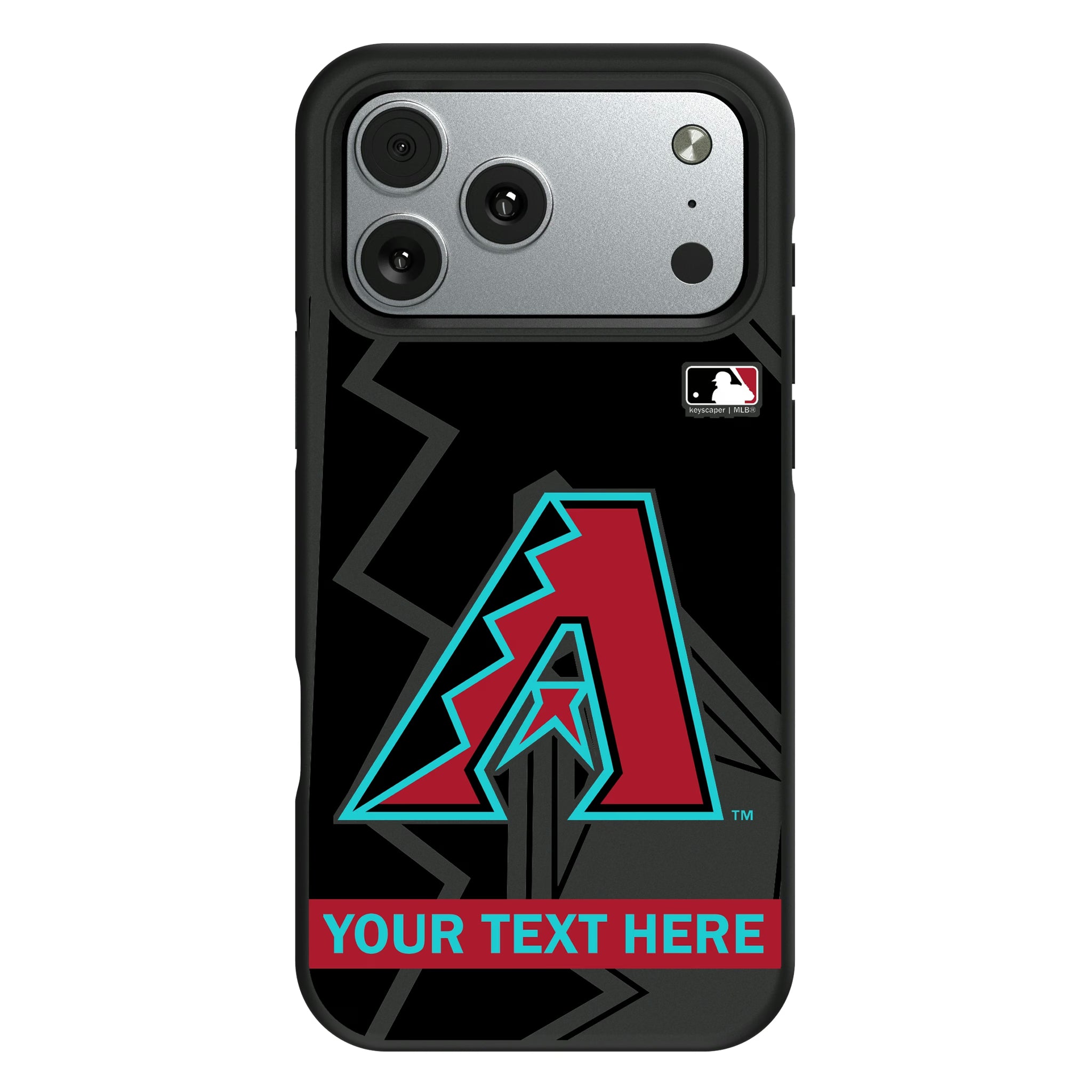 Arizona Diamondbacks Personalized Tilt iPhone Bump Phone Case for Apple iPhone#Device_iPhone 17 Pro Max