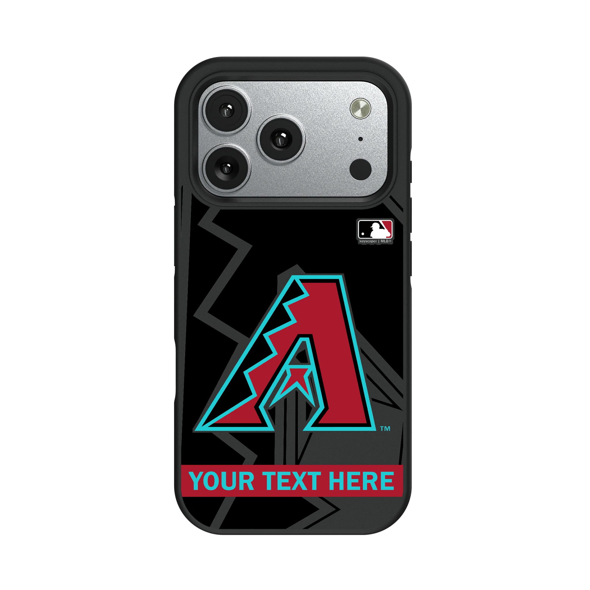 Arizona Diamondbacks Personalized Tilt iPhone Bump Phone Case for Apple iPhone#Device_iPhone 17 Pro