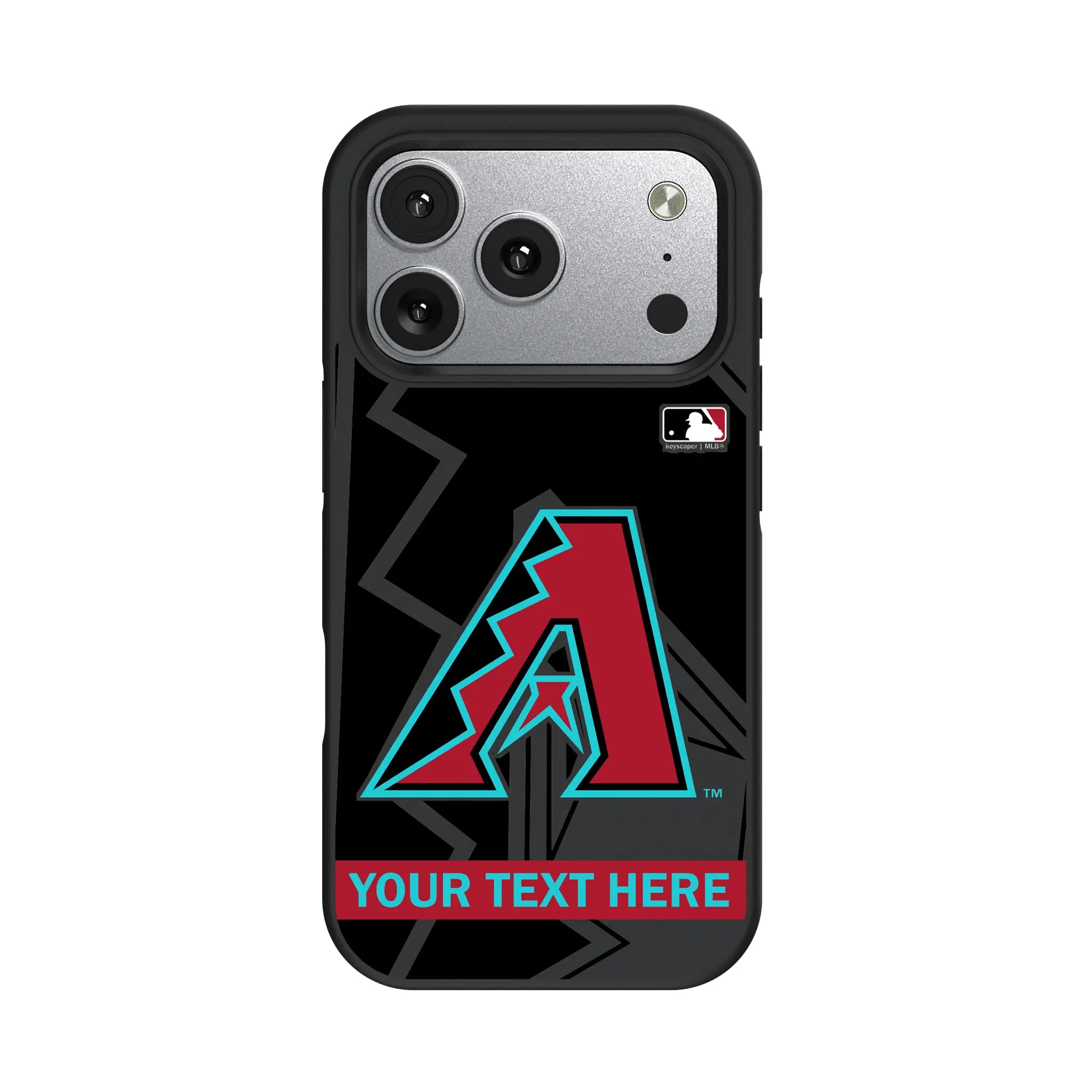 Arizona Diamondbacks Personalized Tilt iPhone Bump Phone Case for Apple iPhone#Device_iPhone 17 Pro