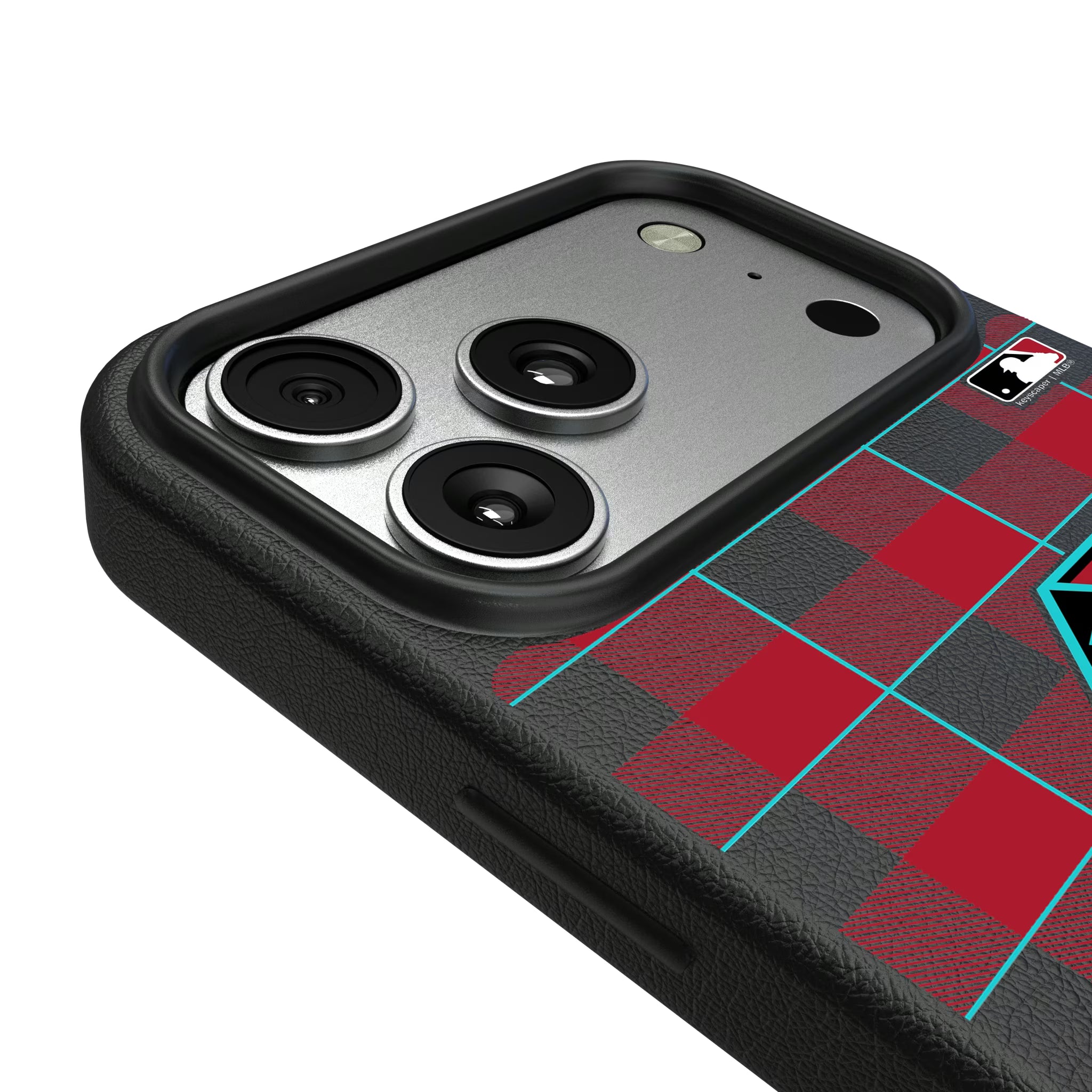 Arizona Diamondbacks Plaid iPhone MagSafe Compatible Phone Case for Apple iPhone - Detail#Device_iPhone 17 Pro Max