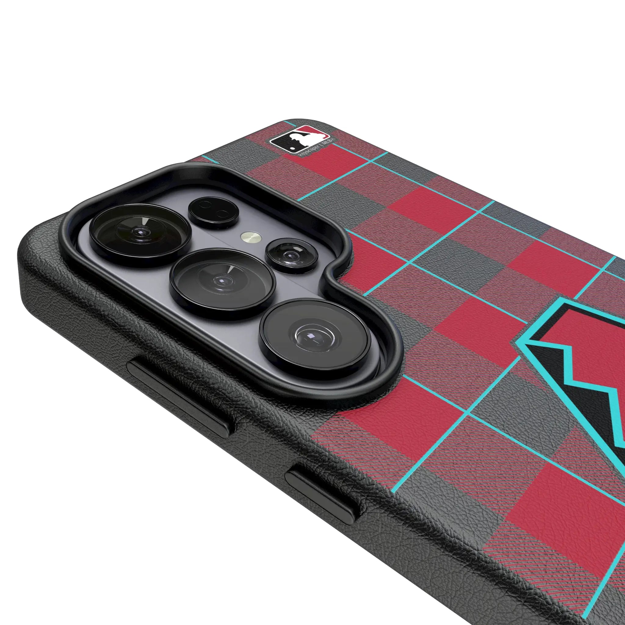 Arizona Diamondbacks Plaid Galaxy MagSafe Compatible Phone Case for Samsung Galaxy - Detail#Device_Galaxy S26 Ultra