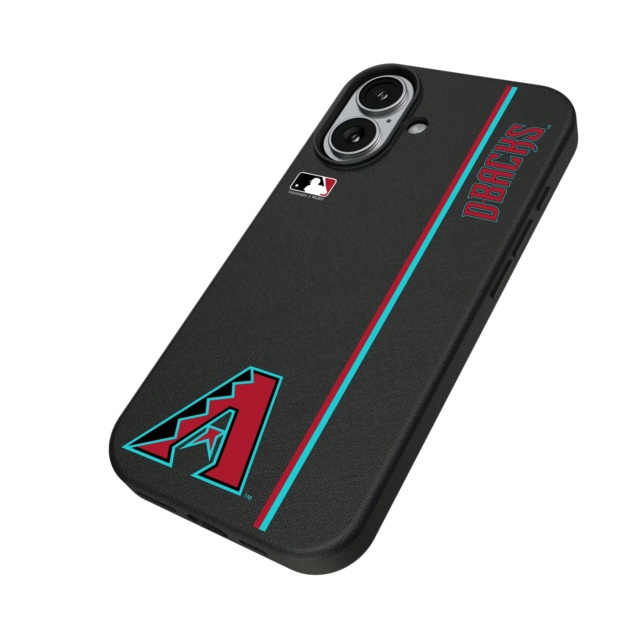 Arizona Diamondbacks Sidebar iPhone MagSafe Compatible Phone Case for Apple iPhone - Isometric View#Device_iPhone 17