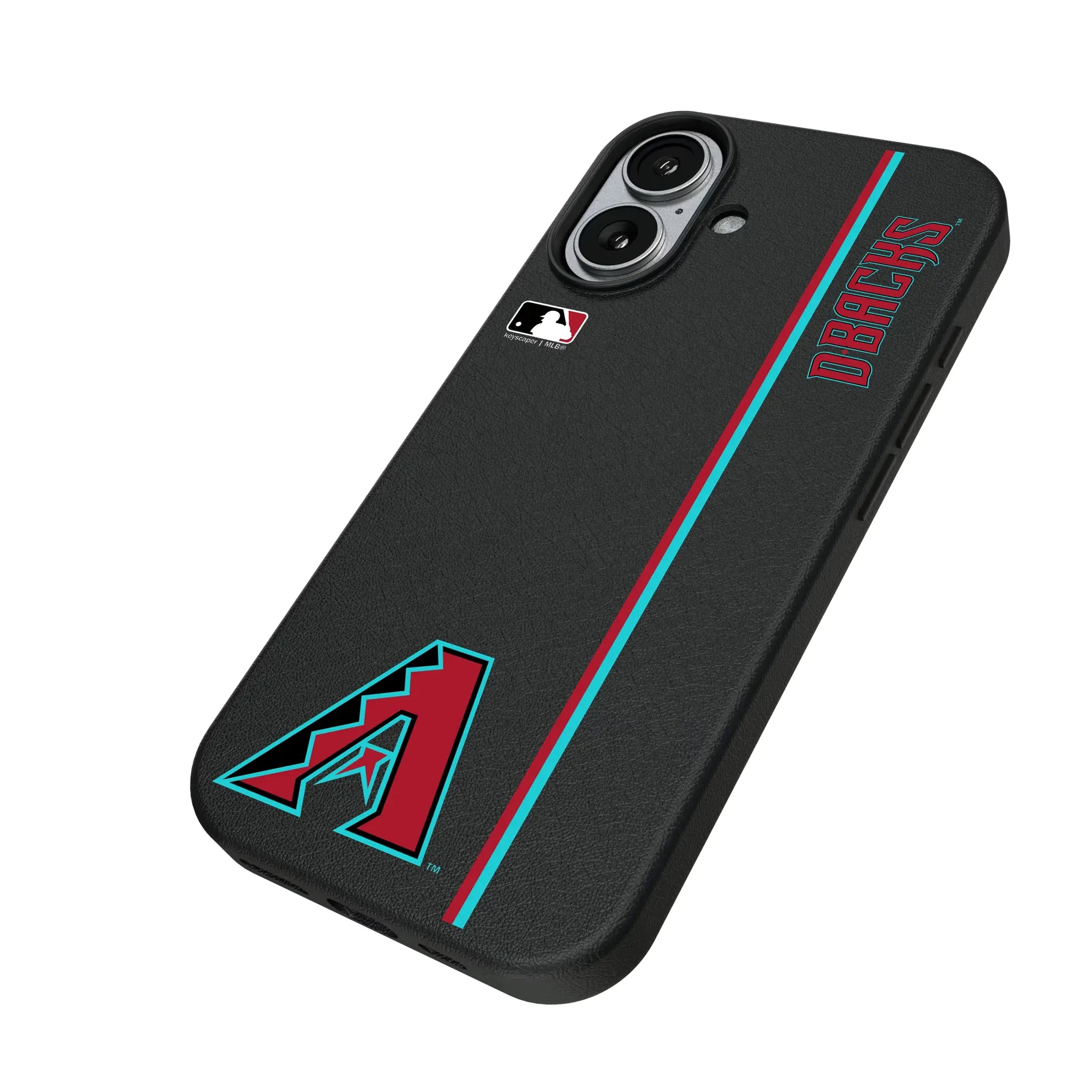 Arizona Diamondbacks Sidebar iPhone MagSafe Compatible Phone Case for Apple iPhone - Isometric View#Device_iPhone 17