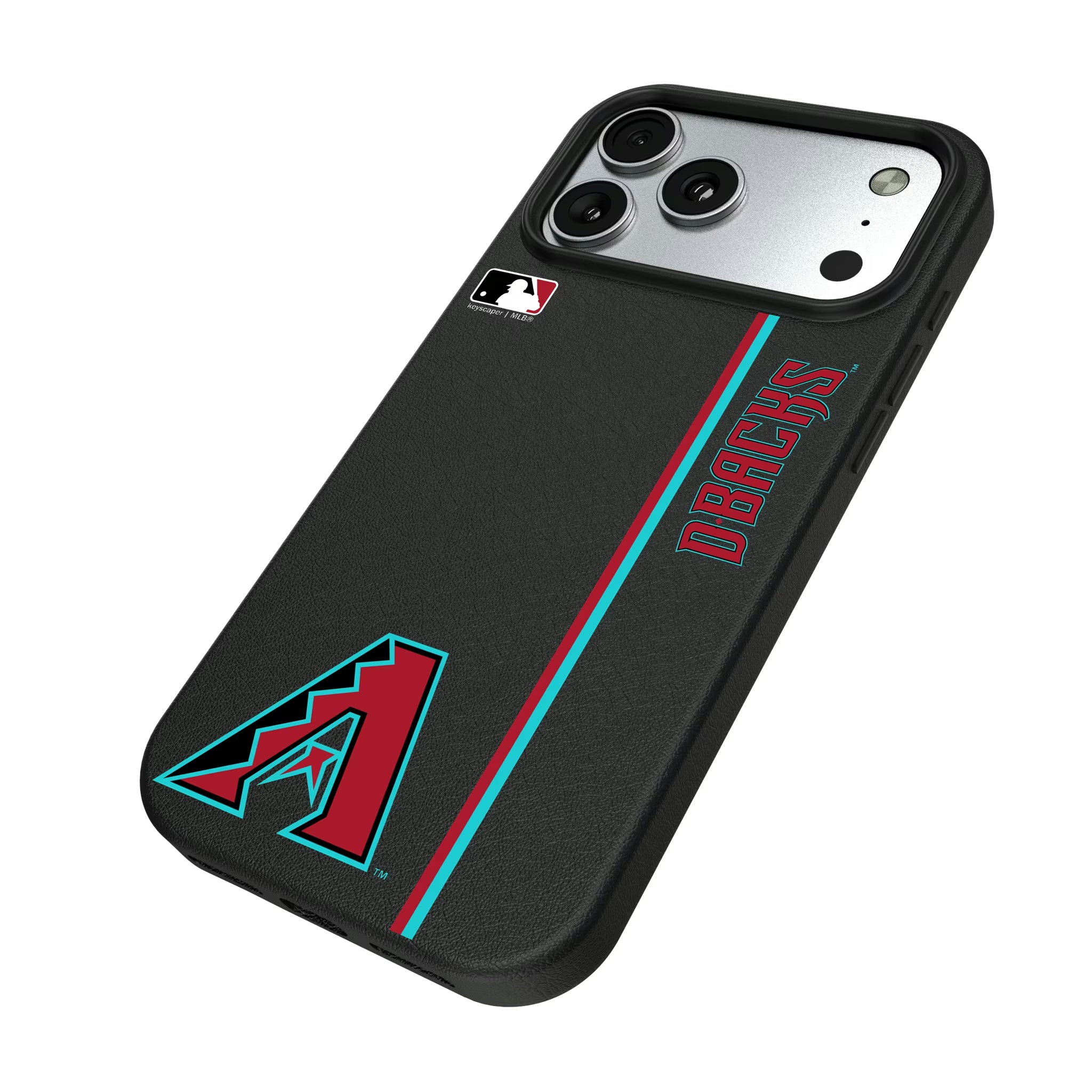 Arizona Diamondbacks Sidebar iPhone MagSafe Compatible Phone Case for Apple iPhone - Isometric View#Device_iPhone 17 Pro Max