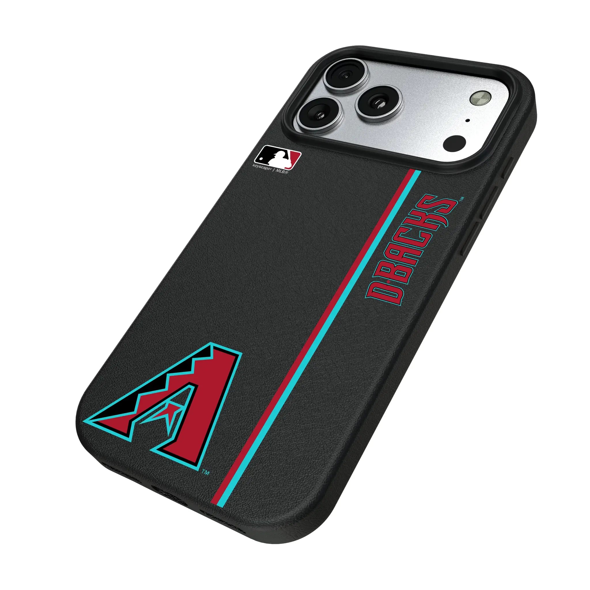 Arizona Diamondbacks Sidebar iPhone MagSafe Compatible Phone Case for Apple iPhone - Isometric View#Device_iPhone 17 Pro Max