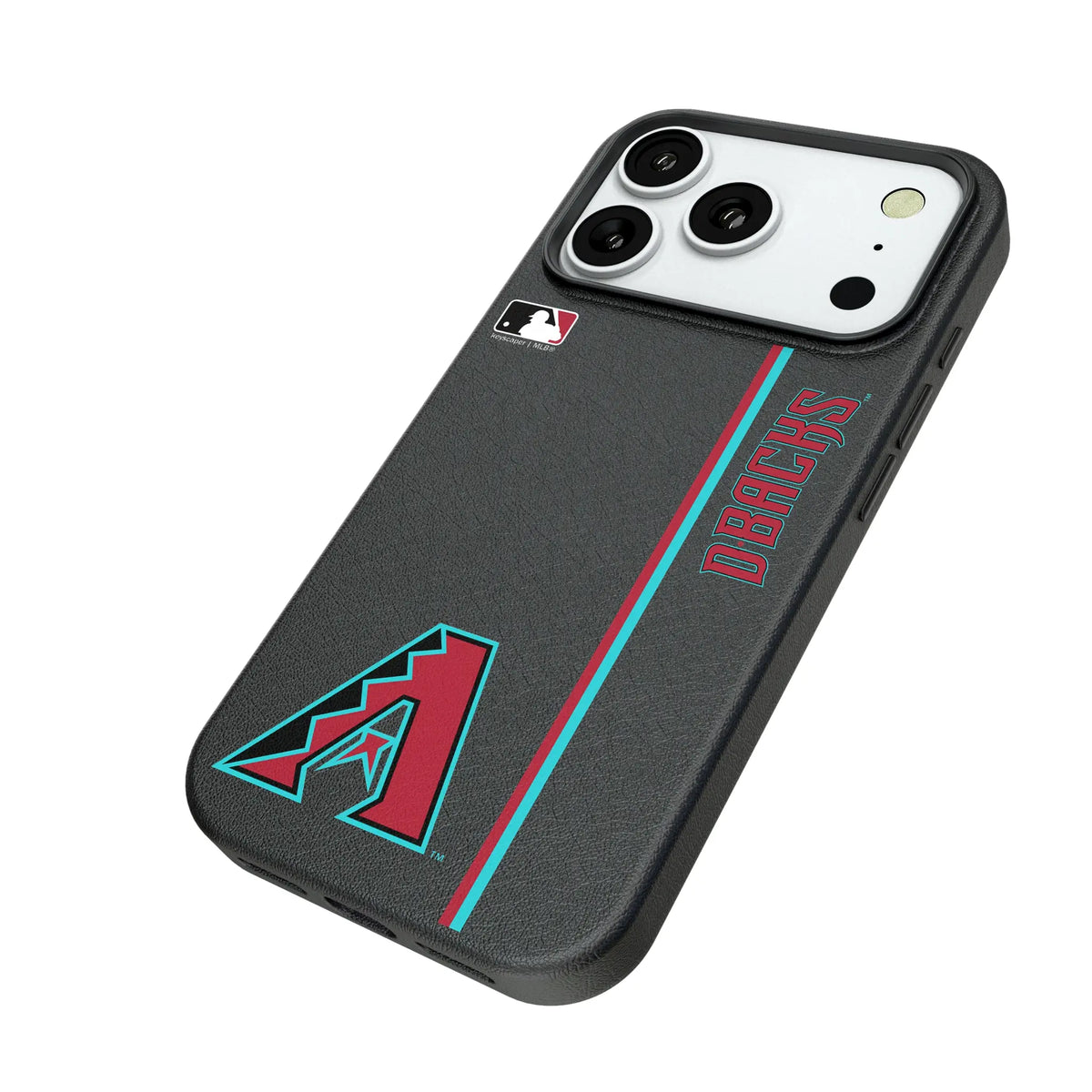 Arizona Diamondbacks Sidebar iPhone MagSafe Compatible Phone Case for Apple iPhone - Isometric View#Device_iPhone 18 Pro