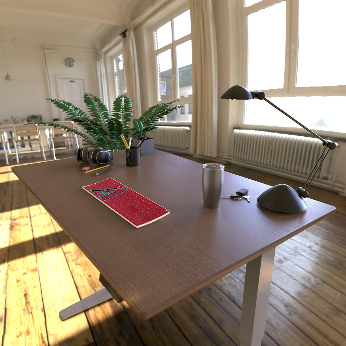 Arizona Diamondbacks Solid KKB605 Curved Wireless Keyboard