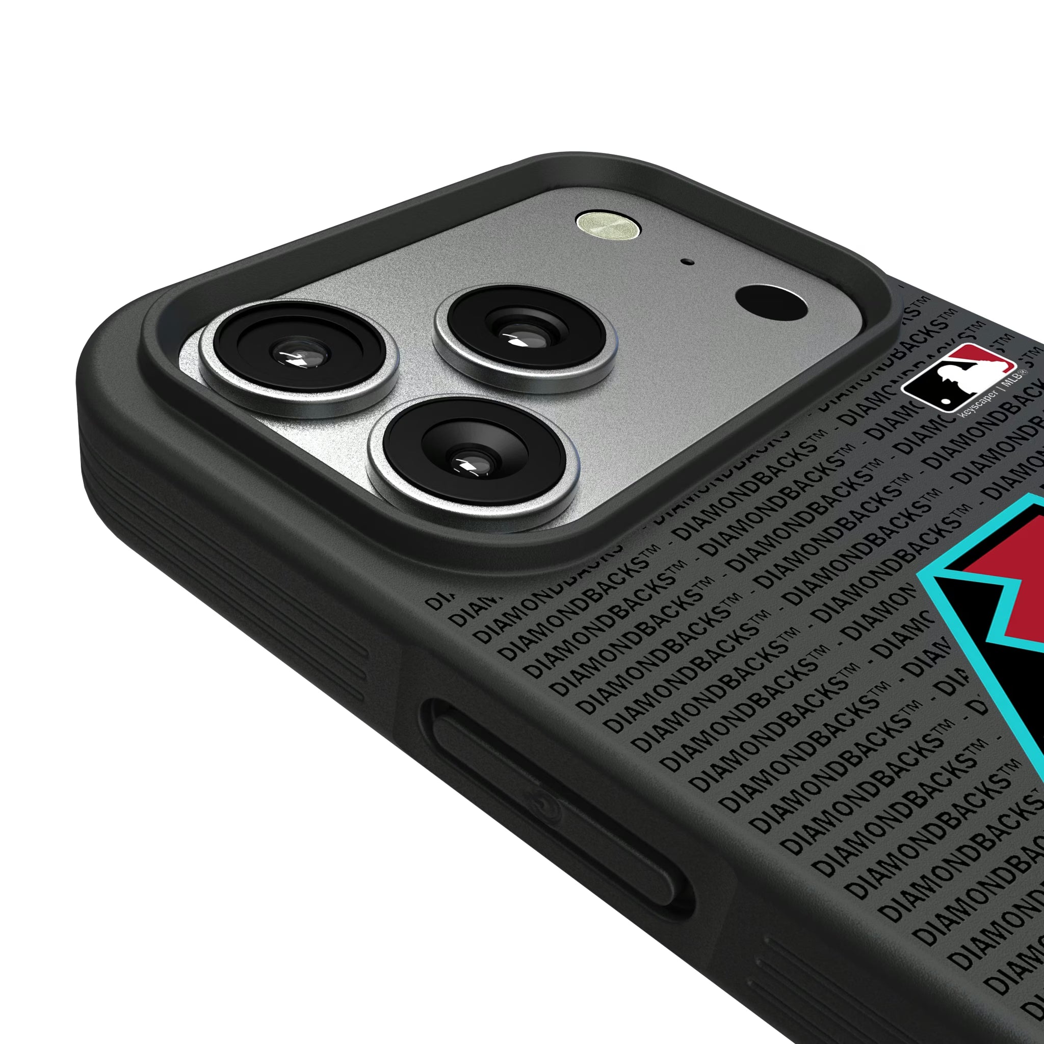 Arizona Diamondbacks Text Backdrop iPhone Bump Phone Case for Apple iPhone - Detail#Device_iPhone 17 Pro