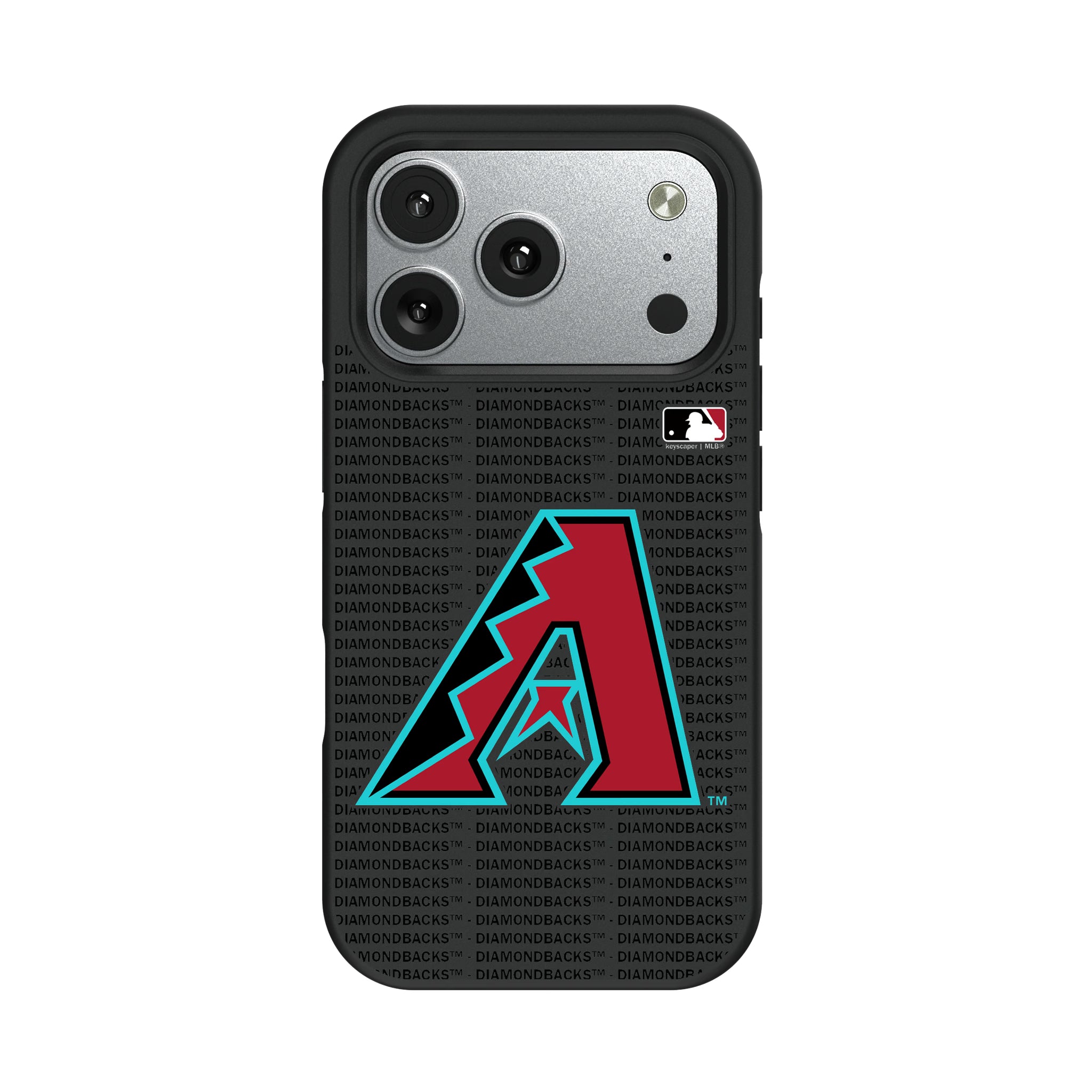 Arizona Diamondbacks Text Backdrop iPhone Bump Phone Case for Apple iPhone#Device_iPhone 17 Pro