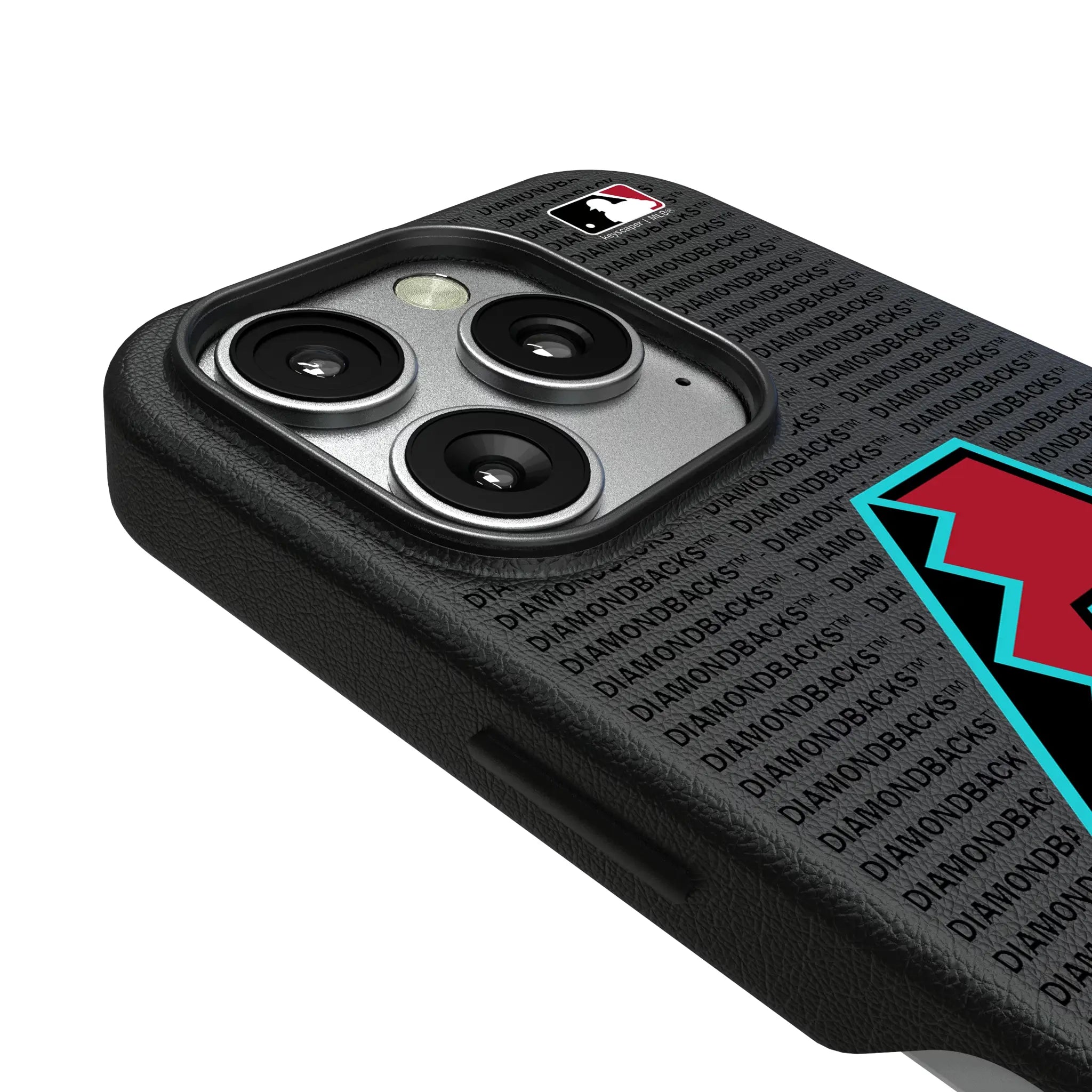 Arizona Diamondbacks Text Backdrop iPhone MagSafe Compatible Phone Case for Apple iPhone - Detail