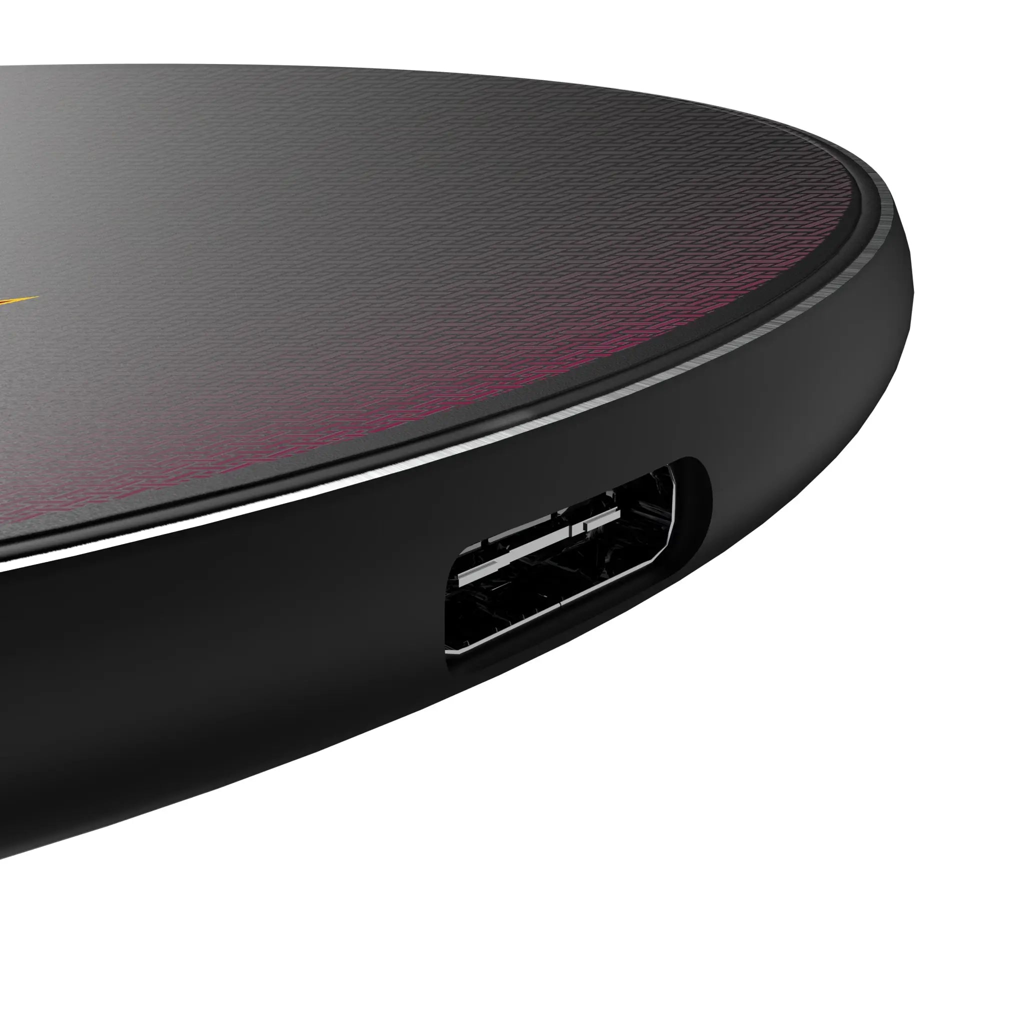 Arizona State University Sun Devils Linen 15-Watt Wireless Charger - Detail