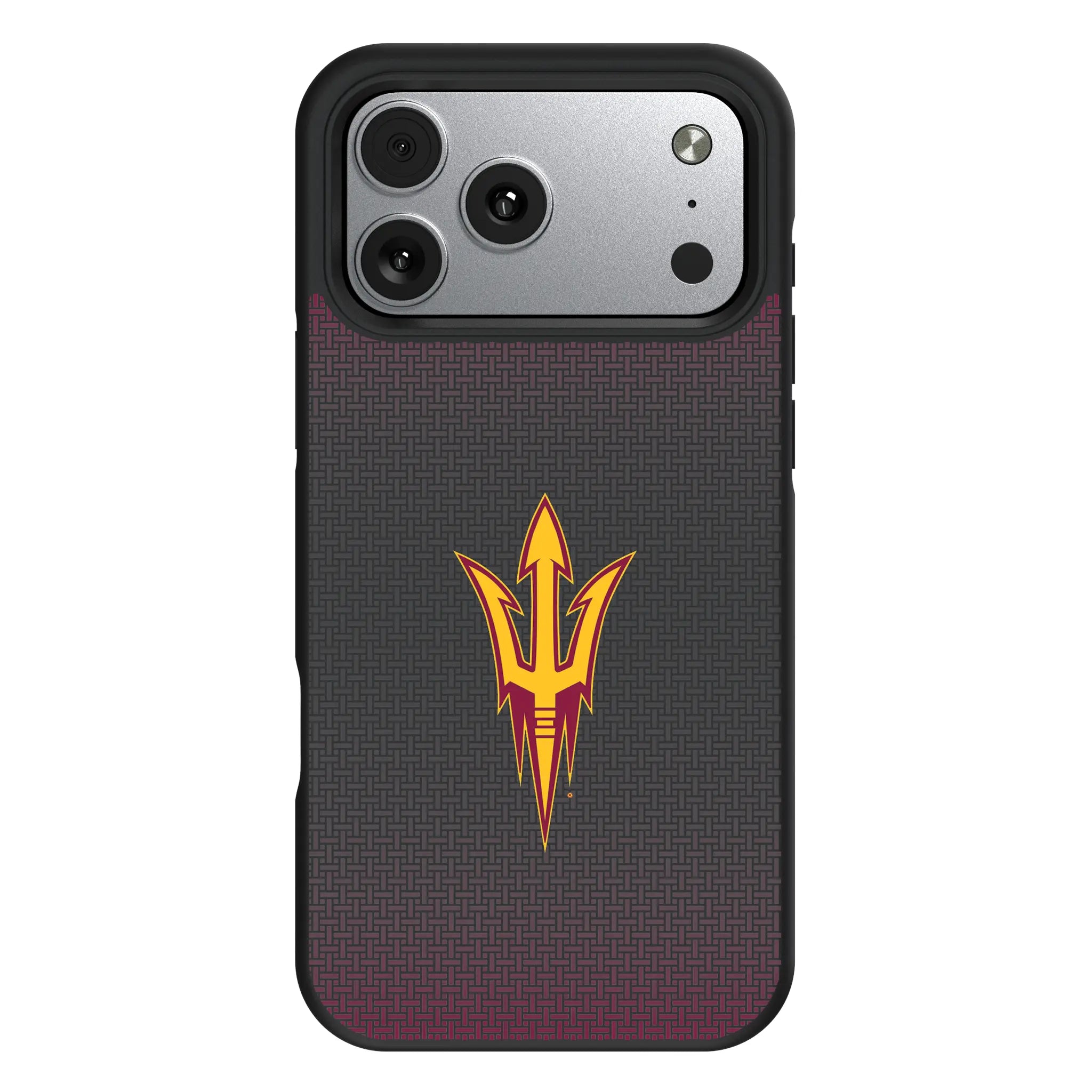 Arizona State University Sun Devils Linen iPhone Bump Phone Case for Apple iPhone#Device_iPhone 17 Pro Max