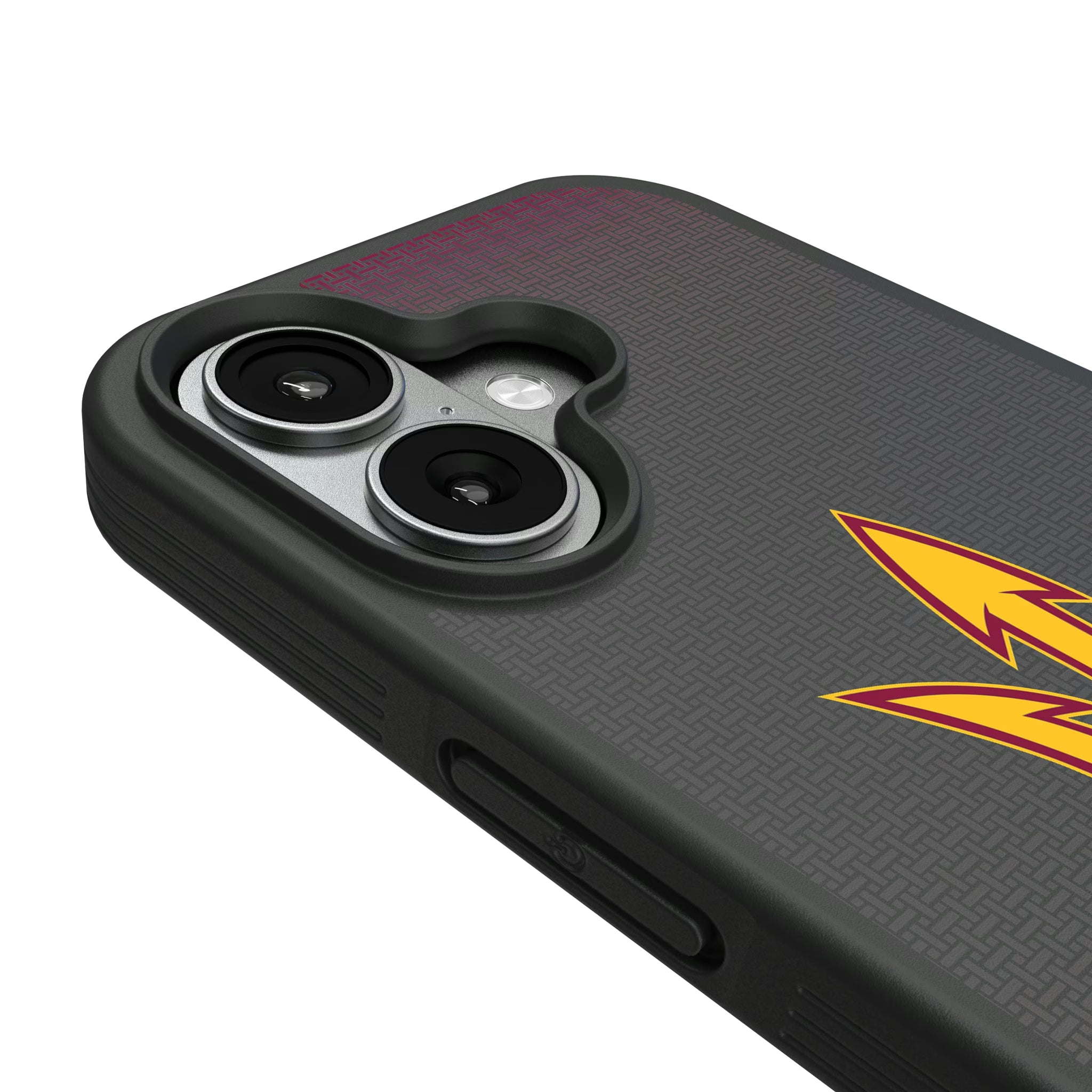 Arizona State University Sun Devils Linen iPhone Bump Phone Case for Apple iPhone - Detail#Device_iPhone 17