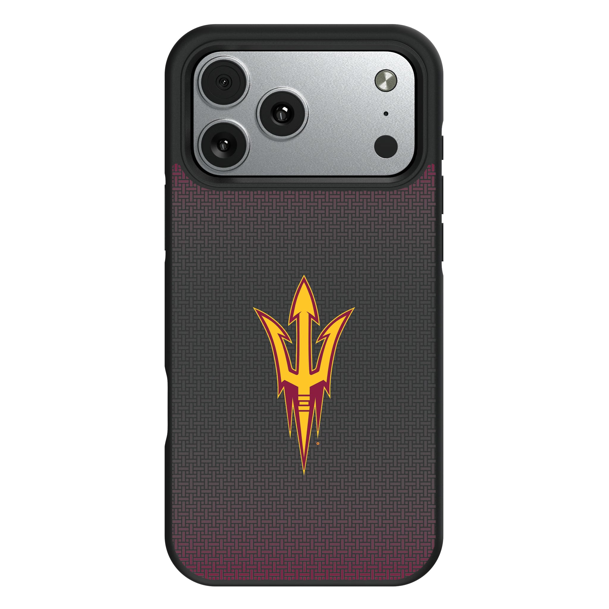 Arizona State University Sun Devils Linen iPhone Bump Phone Case for Apple iPhone#Device_iPhone 17 Pro Max
