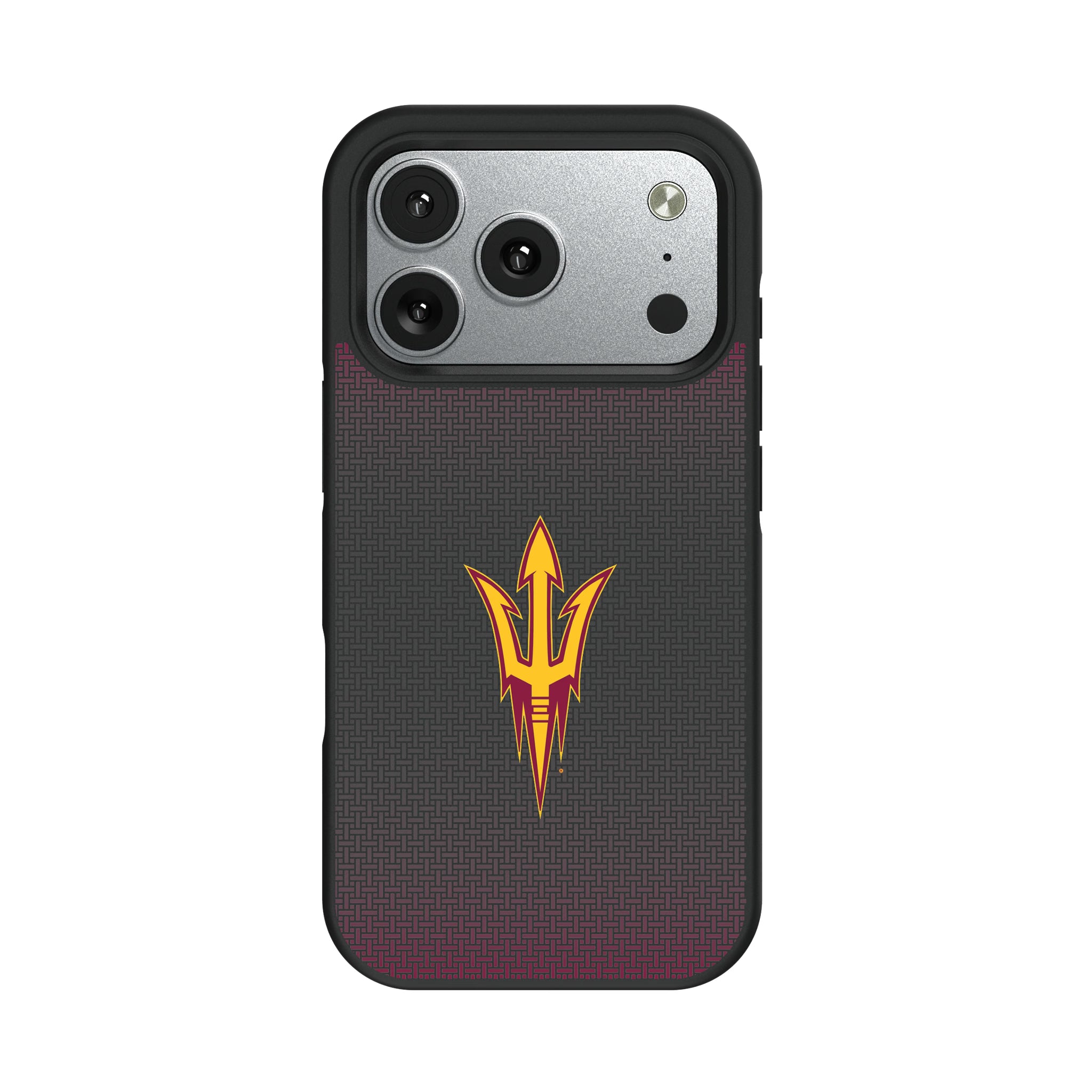 Arizona State University Sun Devils Linen iPhone Bump Phone Case for Apple iPhone#Device_iPhone 17 Pro