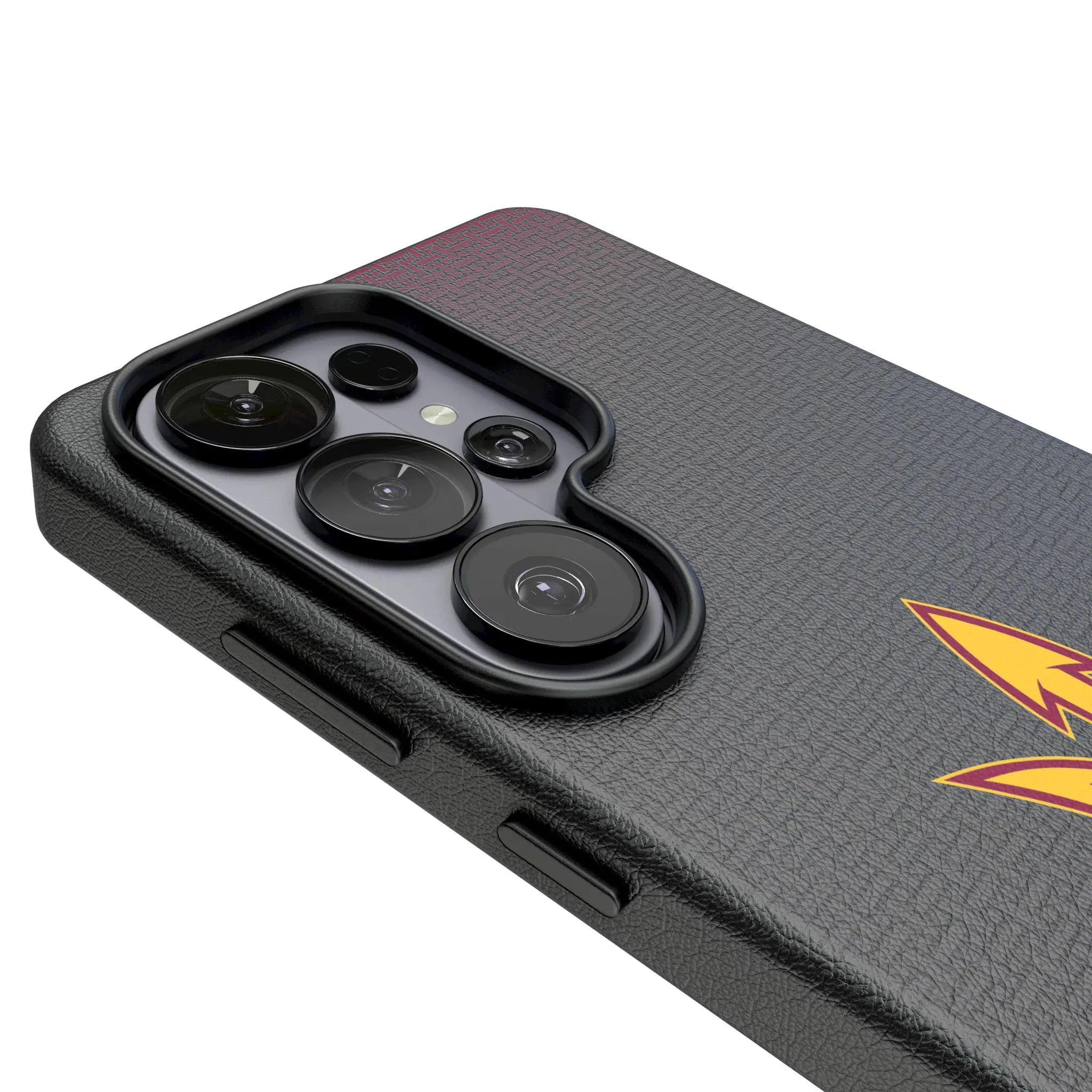 Arizona State University Sun Devils Linen Galaxy MagSafe Compatible Phone Case for Samsung Galaxy - Detail#Device_Galaxy S26 Ultra