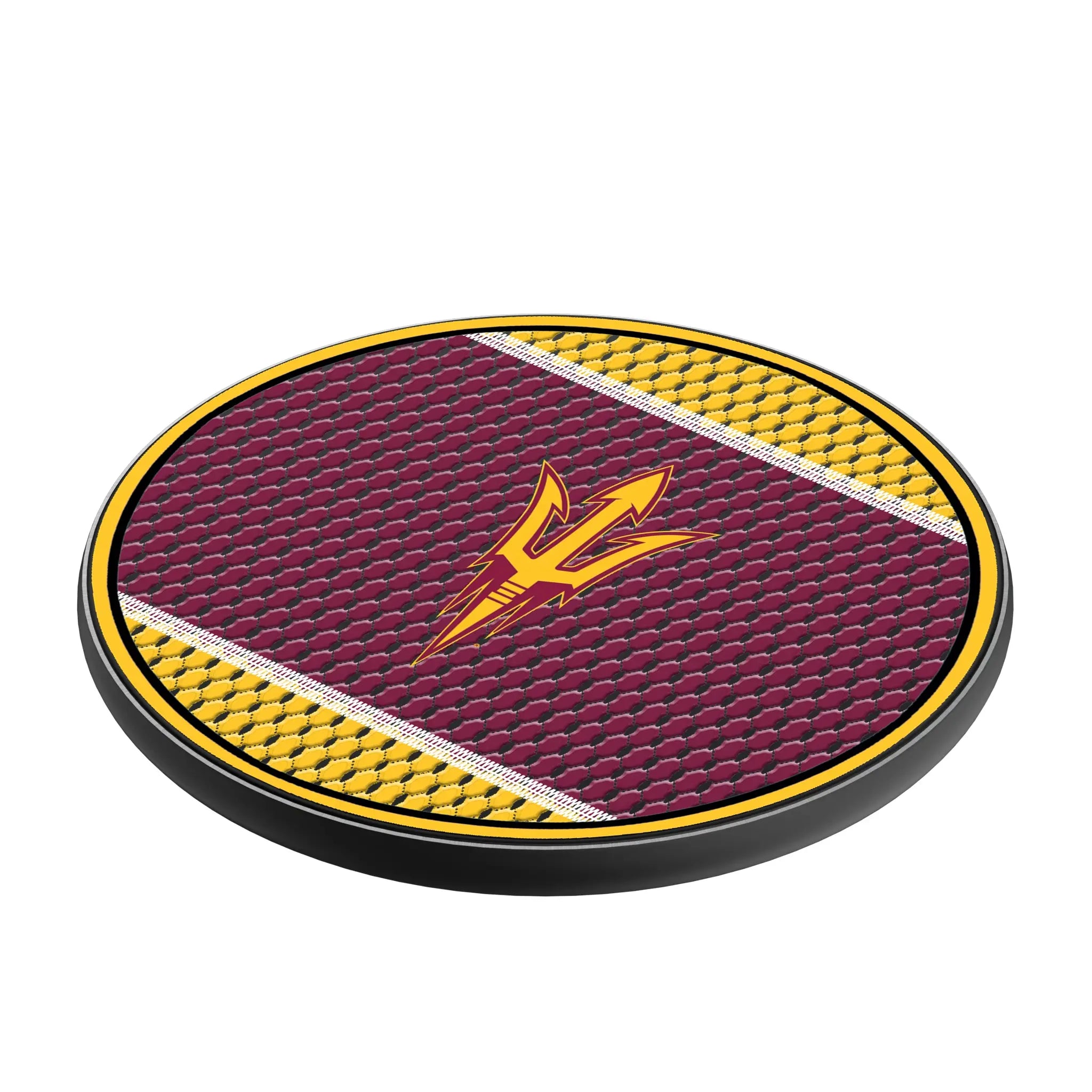 Arizona State University Sun Devils Mesh 15-Watt Wireless Charger - Isometric View