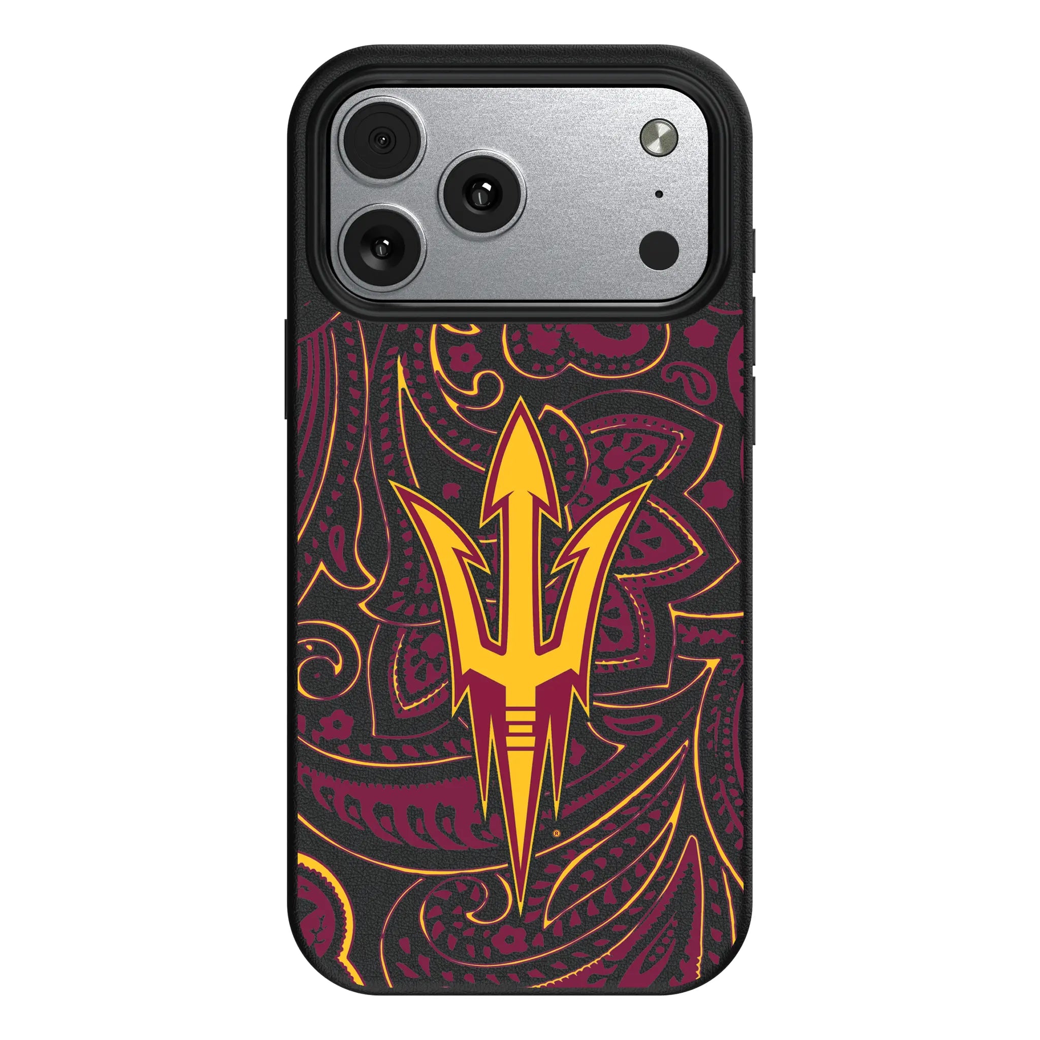Arizona State University Sun Devils Paisley iPhone MagSafe Compatible Phone Case for Apple iPhone#Device_iPhone 17 Pro Max