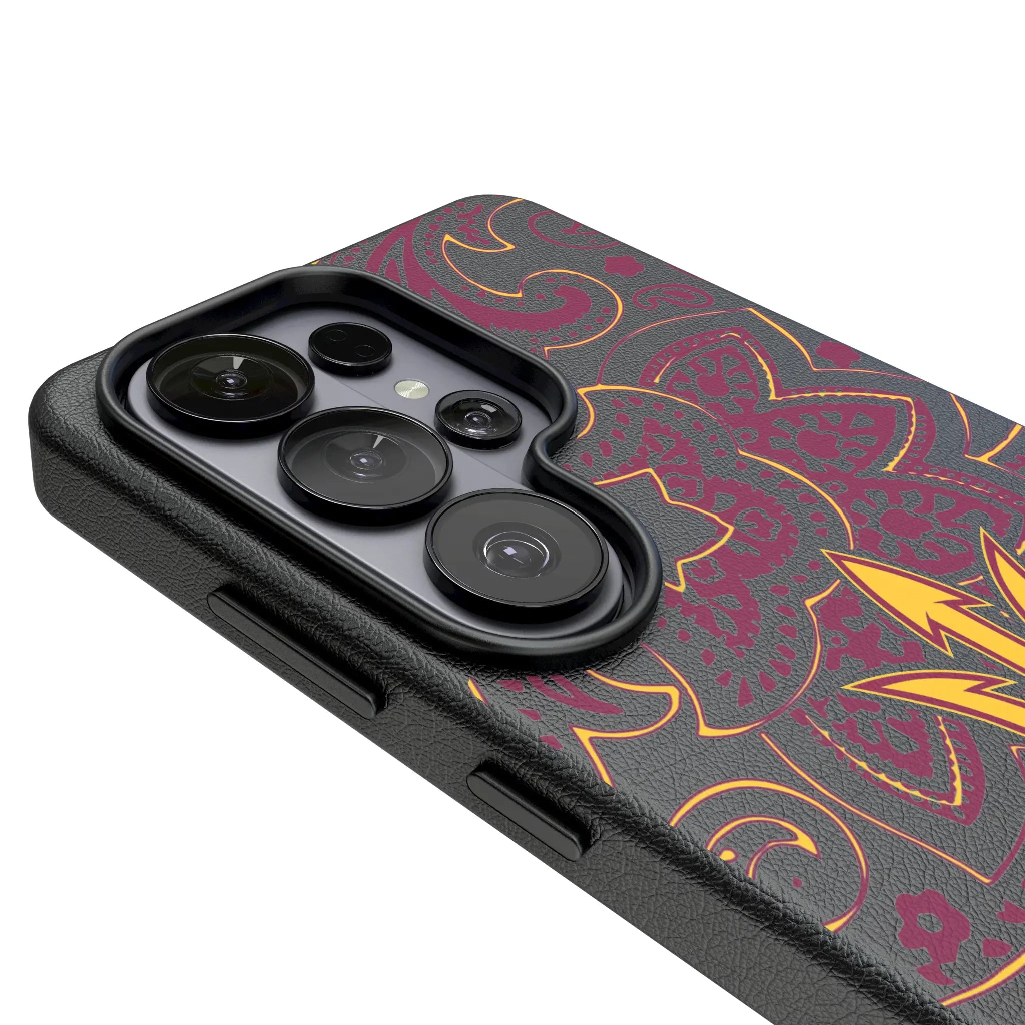 Arizona State University Sun Devils Paisley Galaxy MagSafe Compatible Phone Case for Samsung Galaxy - Detail#Device_Galaxy S26 Ultra