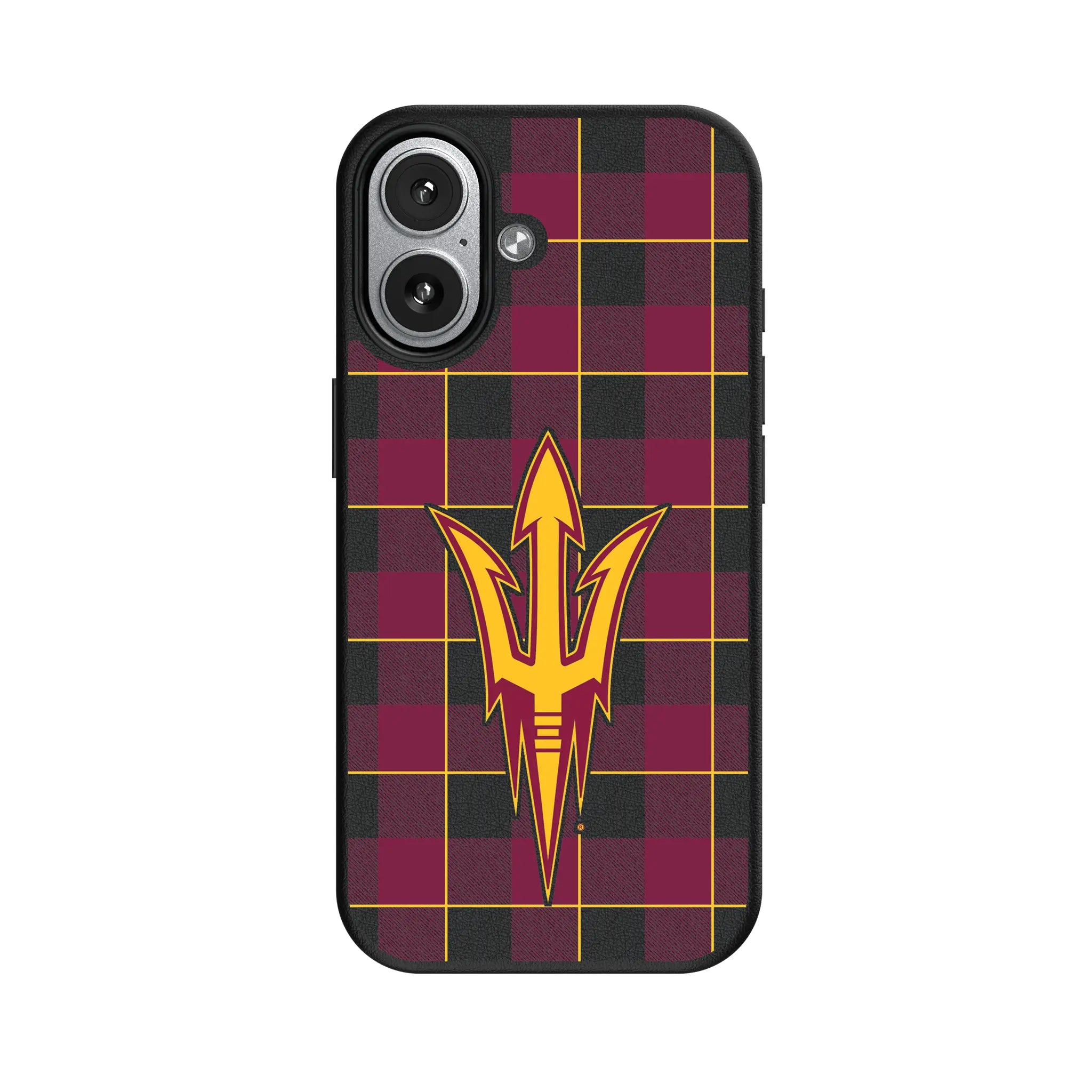 Arizona State University Sun Devils Plaid iPhone MagSafe Compatible Phone Case for Apple iPhone#Device_iPhone 17