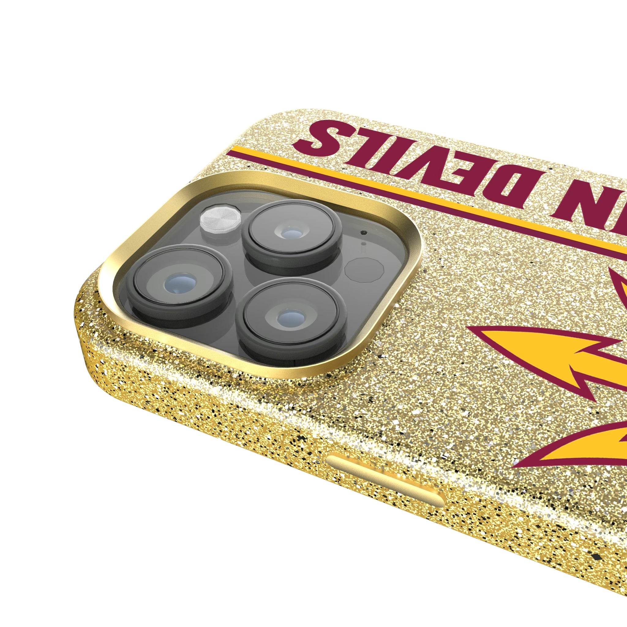 Arizona State University Sun Devils Sidebar iPhone Bling Phone Case for Apple iPhone - Detail
