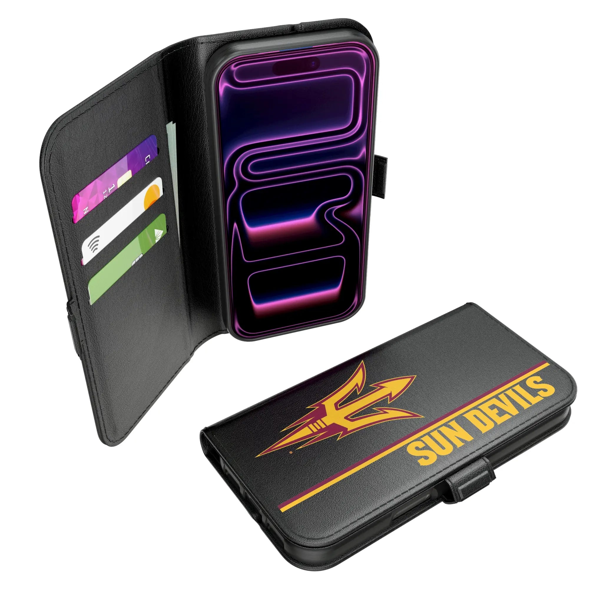 Arizona State University Sun Devils Sidebar iPhone Folio Phone Case for Apple iPhone#Device_iPhone 17 Pro