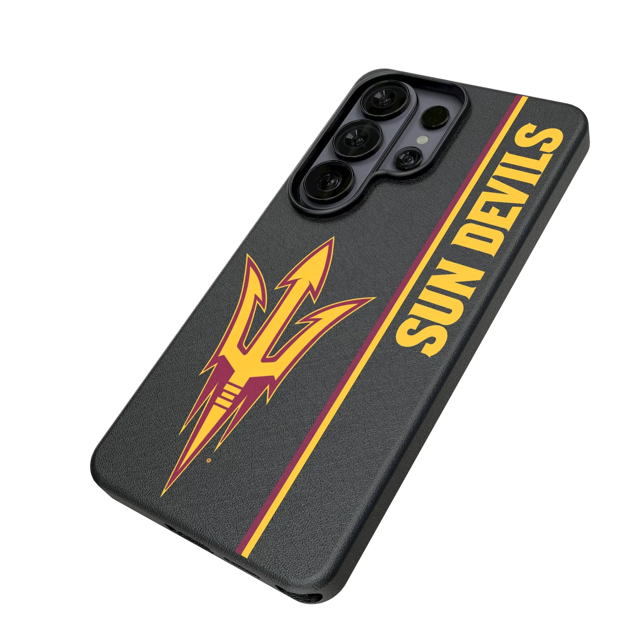 Arizona State University Sun Devils Sidebar Galaxy MagSafe Compatible Phone Case for Samsung Galaxy - Isometric View#Device_Galaxy S26 Ultra