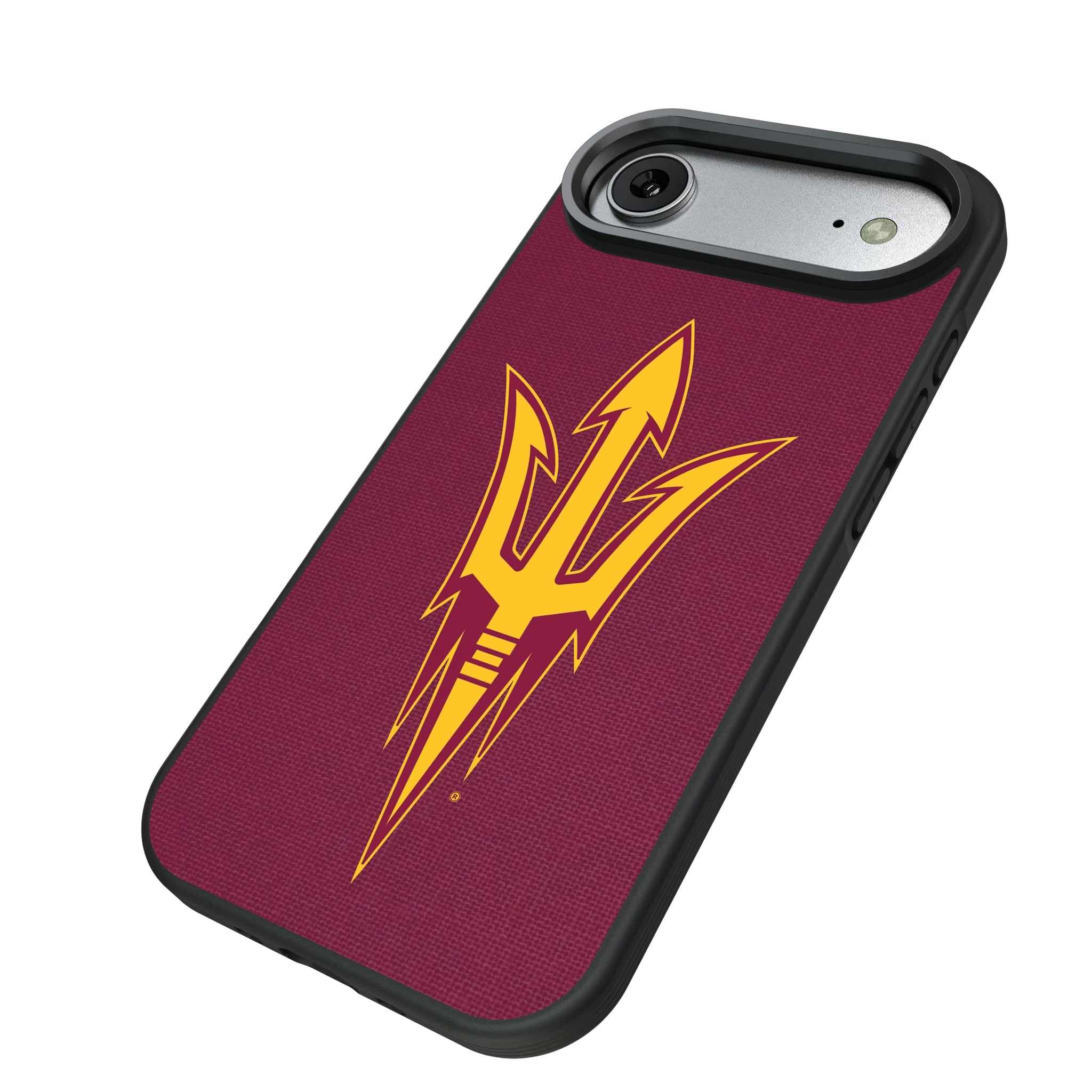 Arizona State University Sun Devils Solid iPhone Bump Phone Case for Apple iPhone - Isometric View#Device_iPhone Air