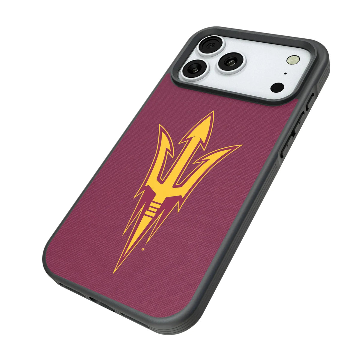 Arizona State University Sun Devils Solid iPhone Bump Phone Case for Apple iPhone - Isometric View#Device_iPhone 18 Pro Max