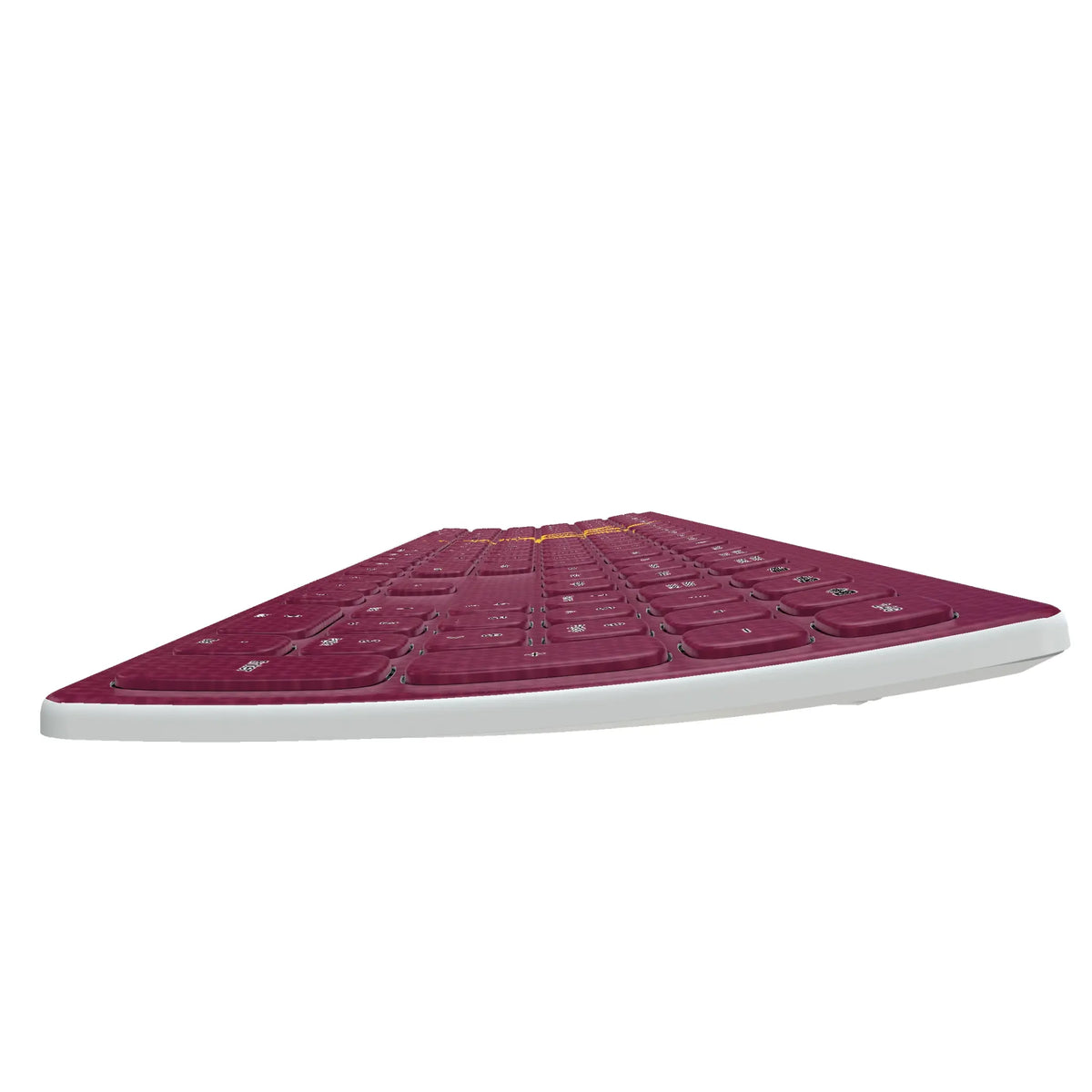 Arizona State University Sun Devils Solid KKB605 Curved Wireless Keyboard