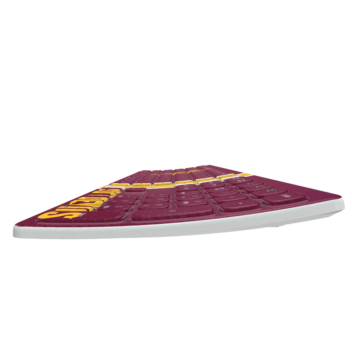 Arizona State University Sun Devils Stripe KKB605 Curved Wireless Keyboard