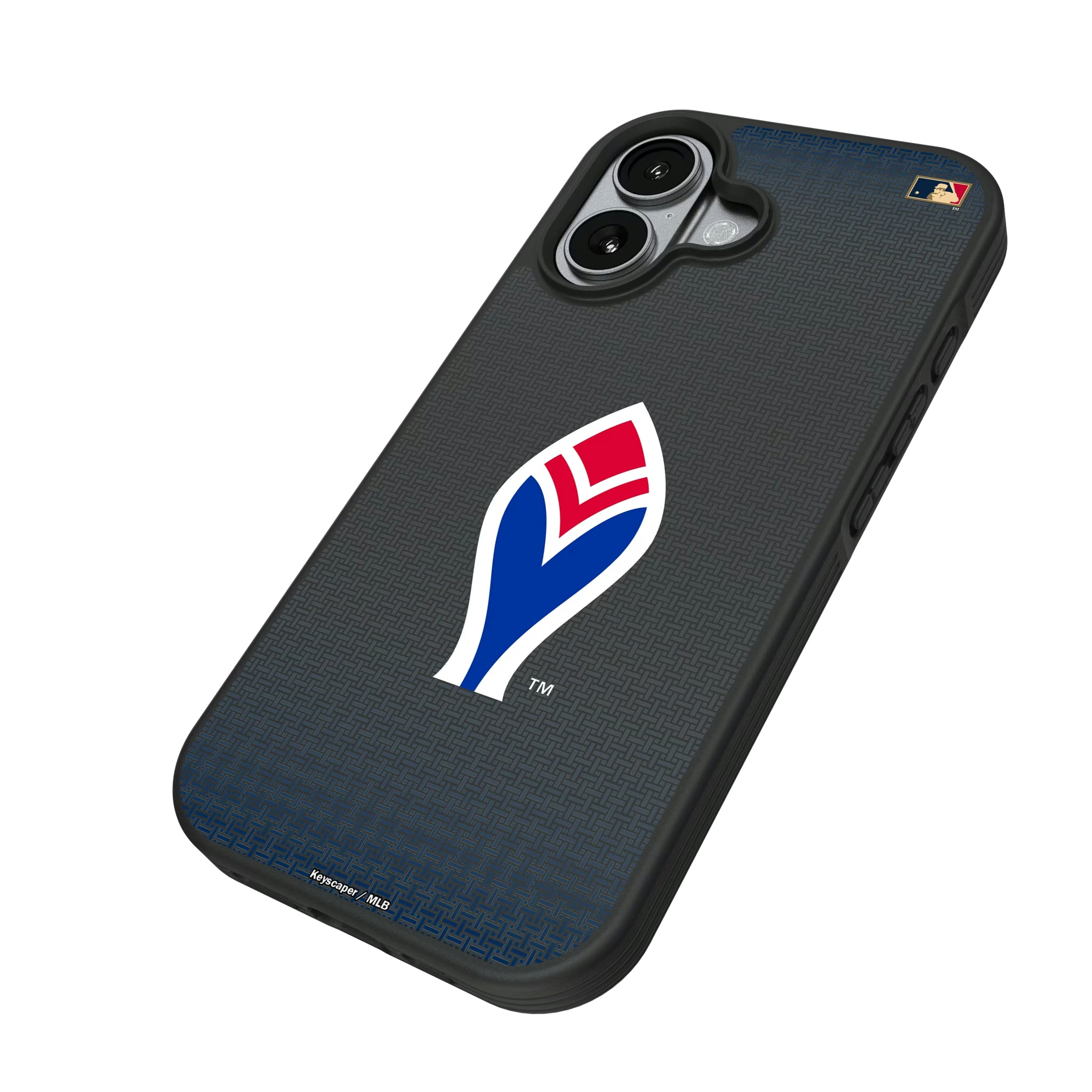 Atlanta Braves 1972-1975 - Cooperstown Collection Linen iPhone Bump Phone Case for Apple iPhone - Isometric View#Device_iPhone 17