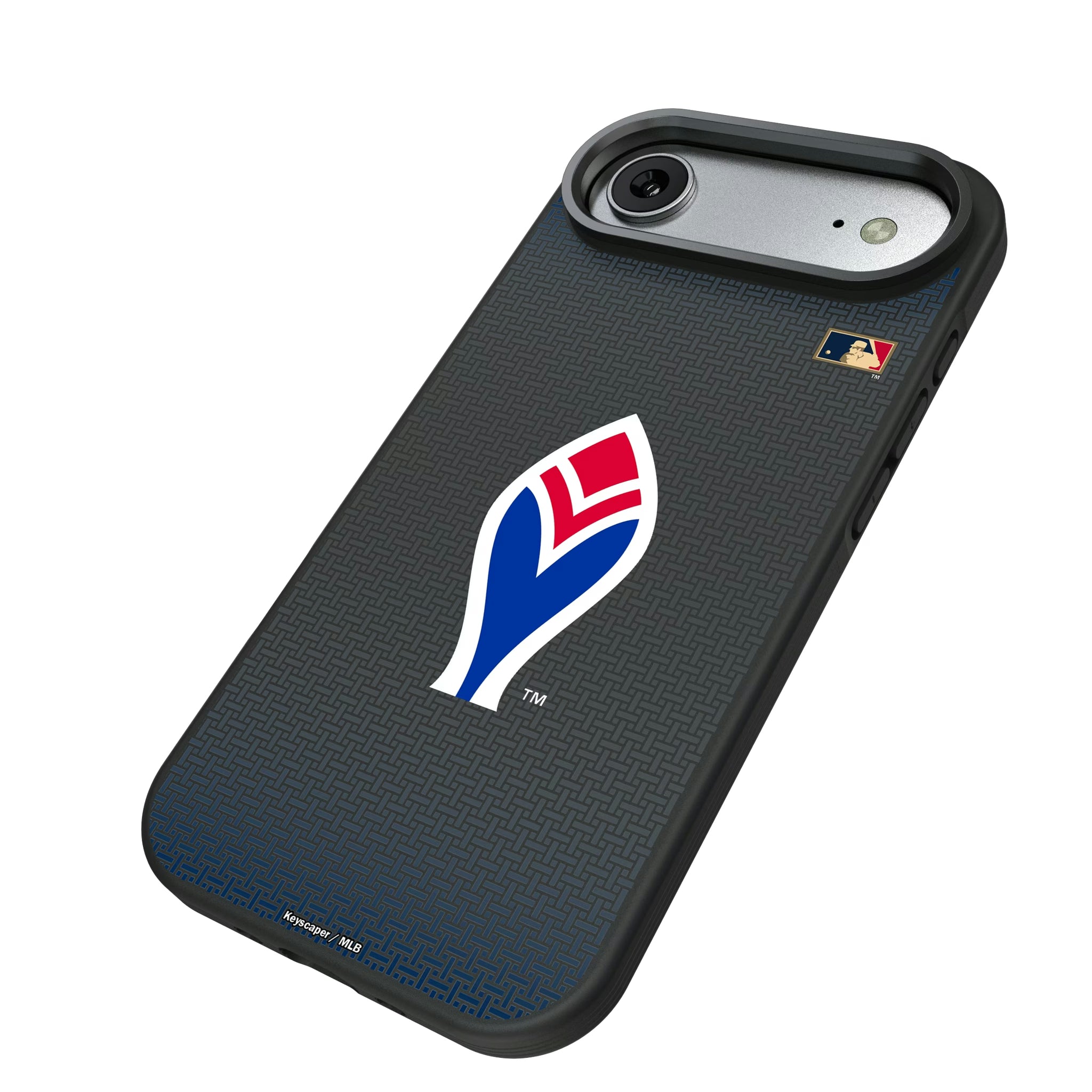Atlanta Braves 1972-1975 - Cooperstown Collection Linen iPhone Bump Phone Case for Apple iPhone - Isometric View#Device_iPhone Air