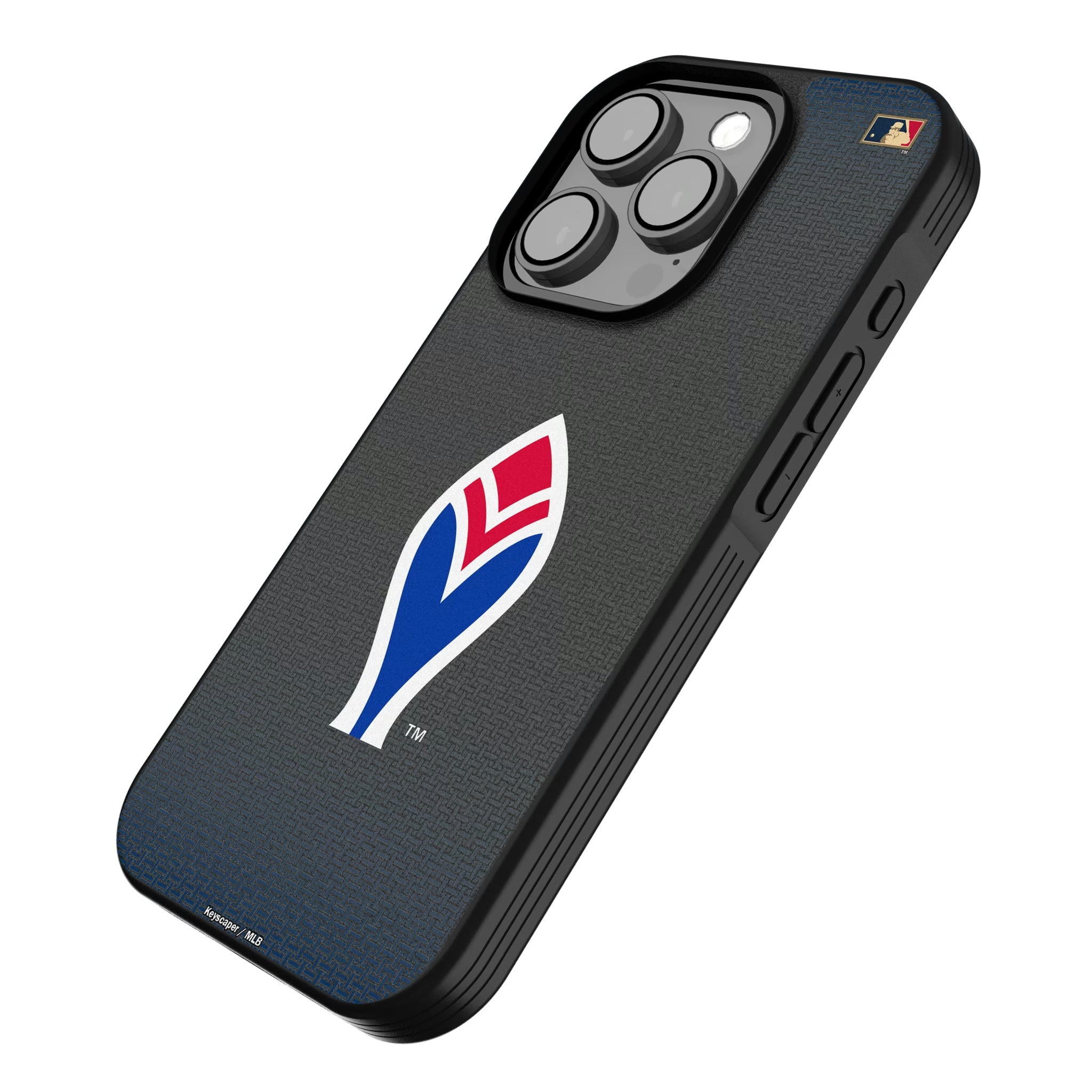 Atlanta Braves 1972-1975 - Cooperstown Collection Linen iPhone Bump Phone Case for Apple iPhone - Isometric View