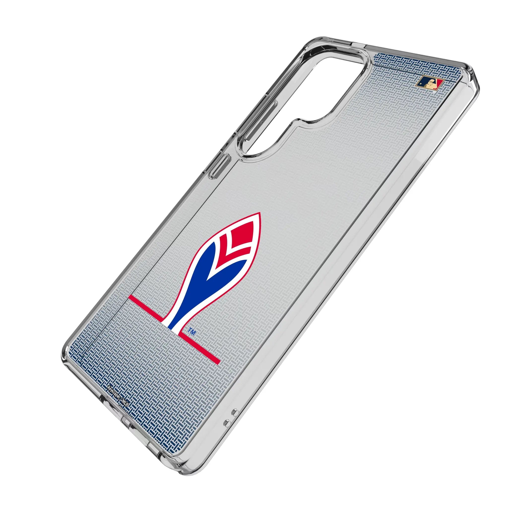 Atlanta Braves 1972-1975 - Cooperstown Collection Linen Galaxy Clear Phone Case for Samsung Galaxy - Isometric View#Device_Galaxy S25 Ultra
