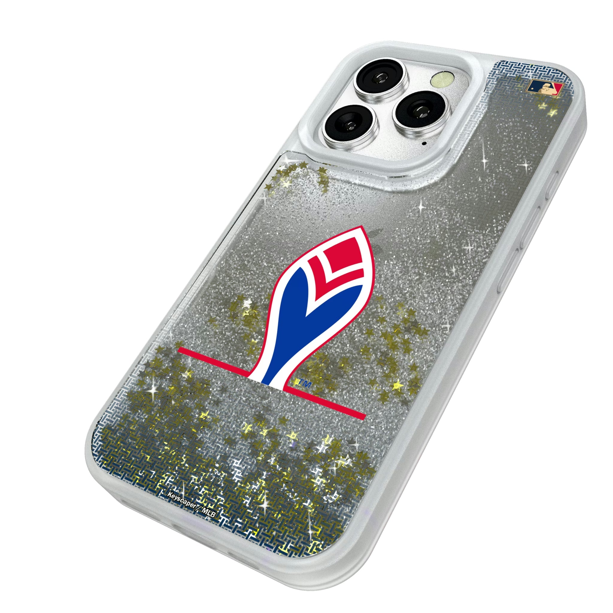 Atlanta Braves 1972-1975 - Cooperstown Collection Linen iPhone Glitter Phone Case for Apple iPhone - Isometric View#Device_iPhone 16 Pro