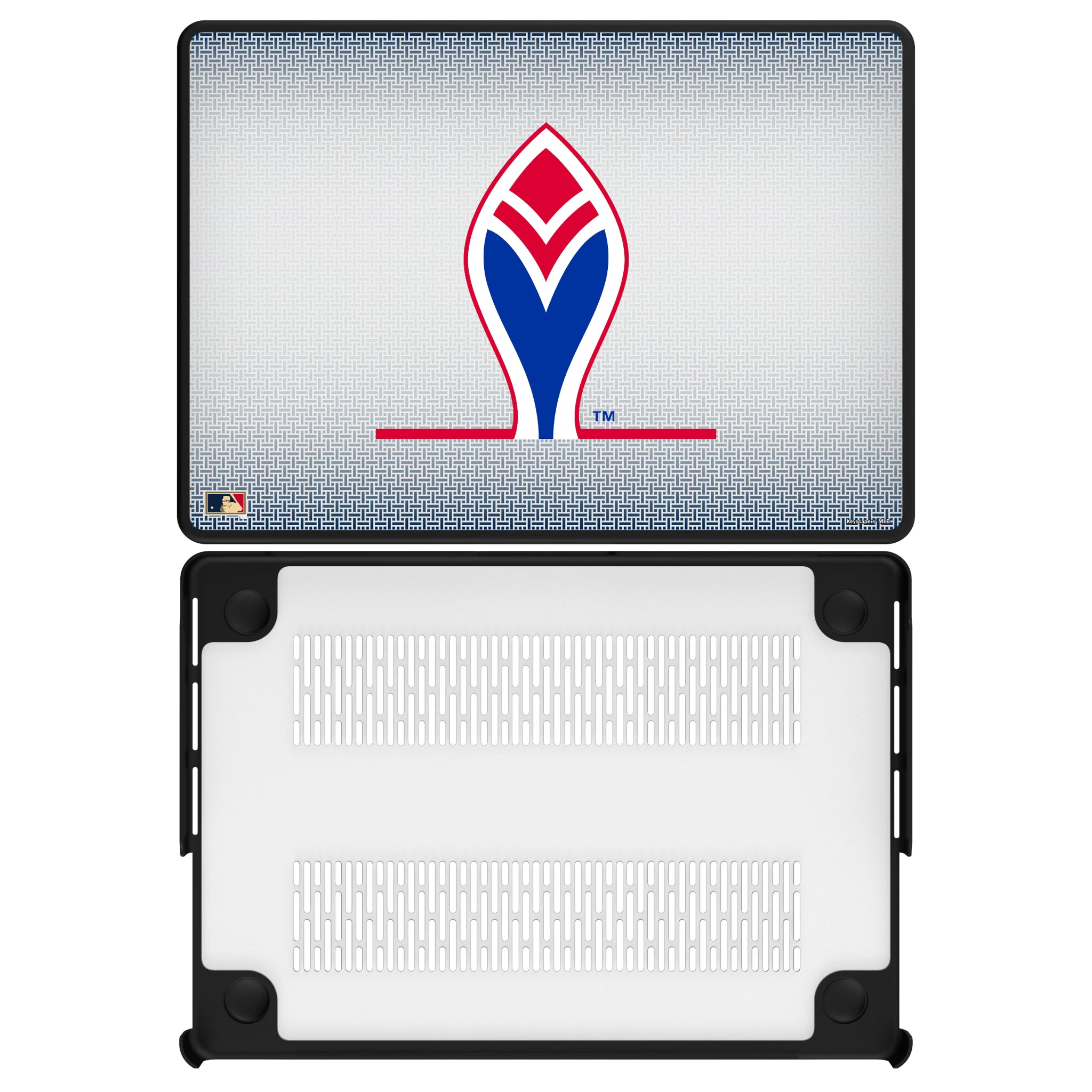 Atlanta Braves 1972-1975 - Cooperstown Collection Linen MacBook Laptop Case for Apple MacBook#Device_MacBook Pro (14-inch, 2021) / MacBook Pro (14-inch, 2023) / MacBook Pro (14-inch, 2024)