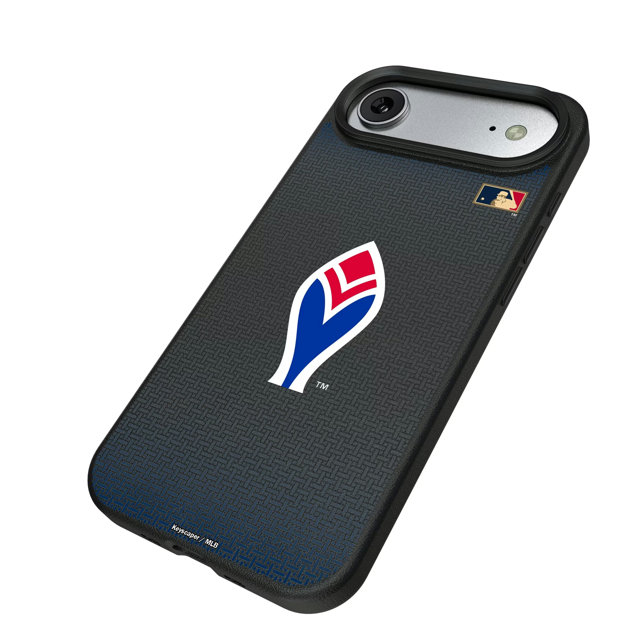 Atlanta Braves 1972-1975 - Cooperstown Collection Linen iPhone MagSafe Compatible Phone Case for Apple iPhone - Isometric View#Device_iPhone Air