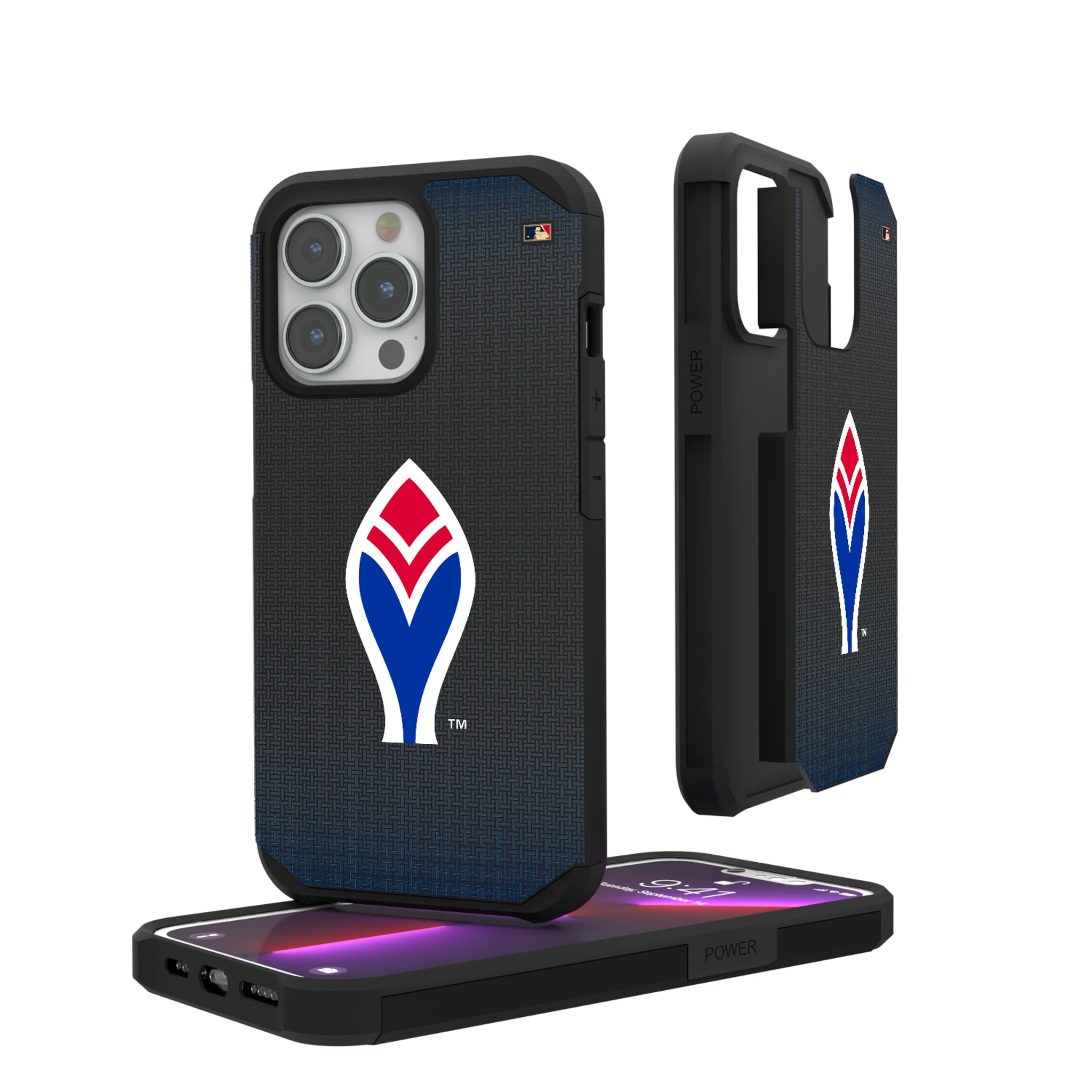 Atlanta Braves 1972-1975 - Cooperstown Collection Linen iPhone Rugged Phone Case for Apple iPhone#Device_iPhone 13 Pro