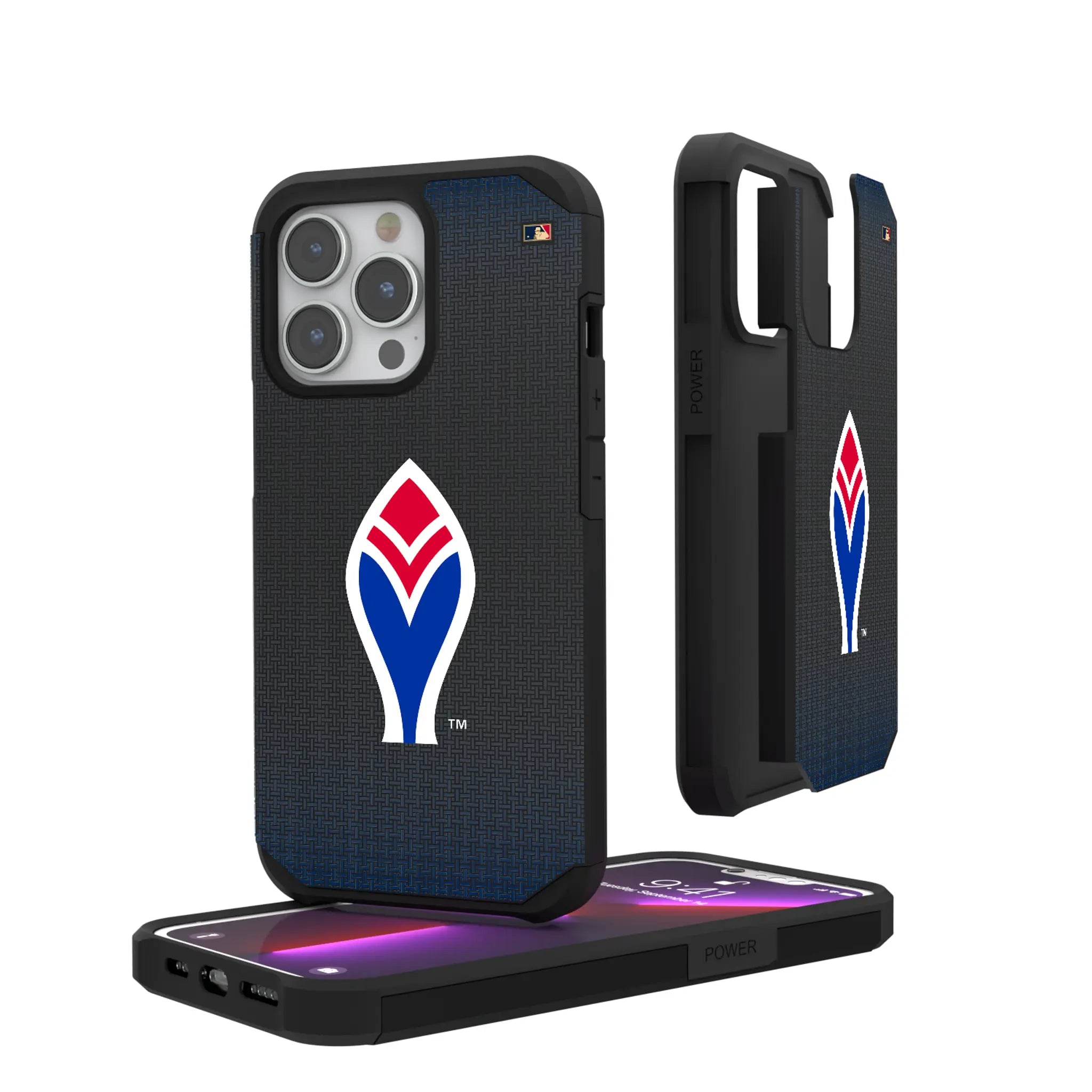 Atlanta Braves 1972-1975 - Cooperstown Collection Linen iPhone Rugged Phone Case for Apple iPhone