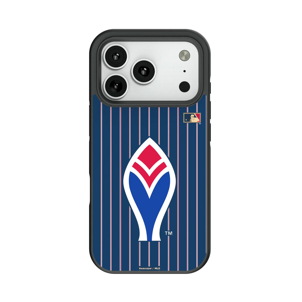 Atlanta Braves 1972-1975 - Cooperstown Collection Pinstripe Bump Phone Case for Apple iPhone