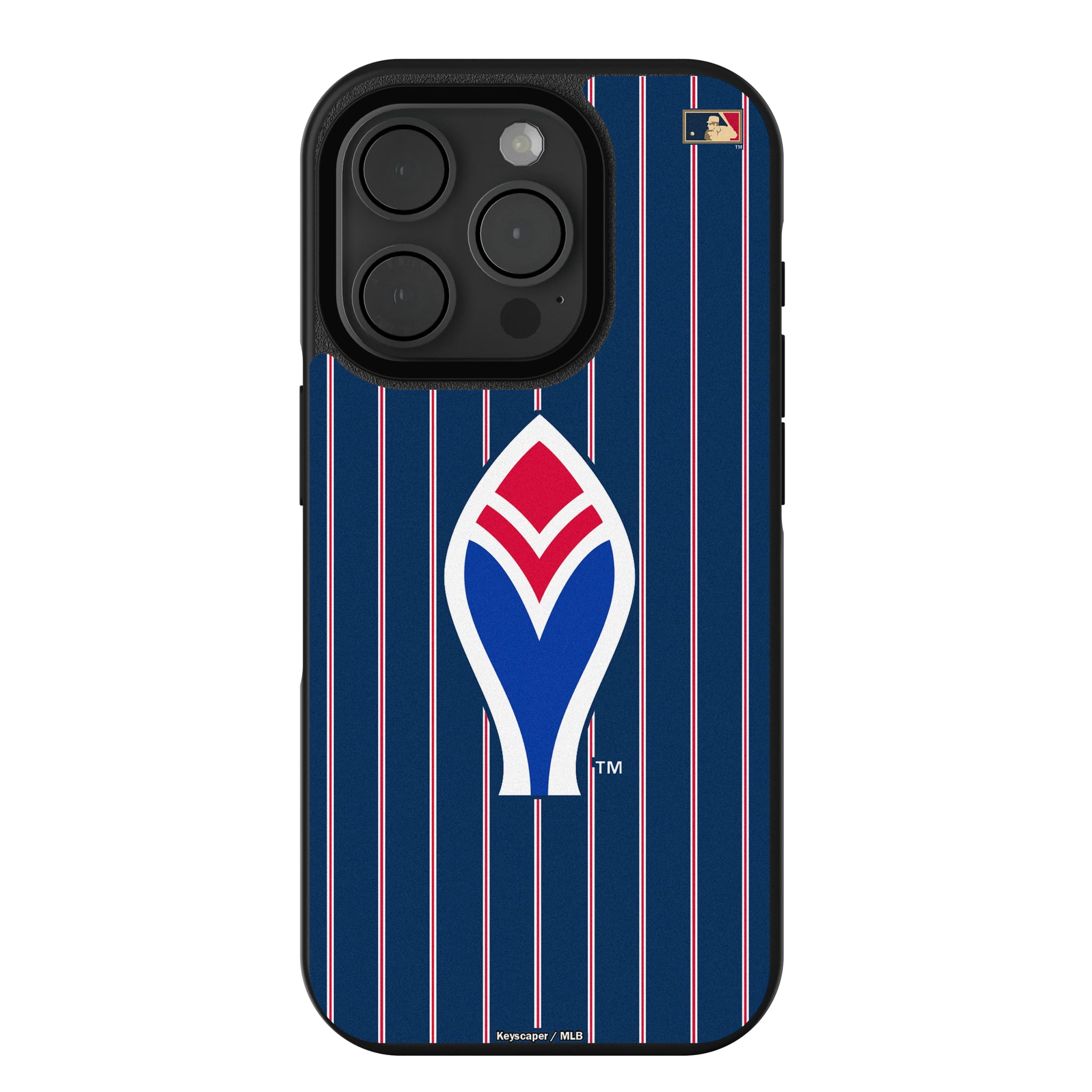 Atlanta Braves 1972-1975 - Cooperstown Collection Pinstripe iPhone Bump Phone Case for Apple iPhone