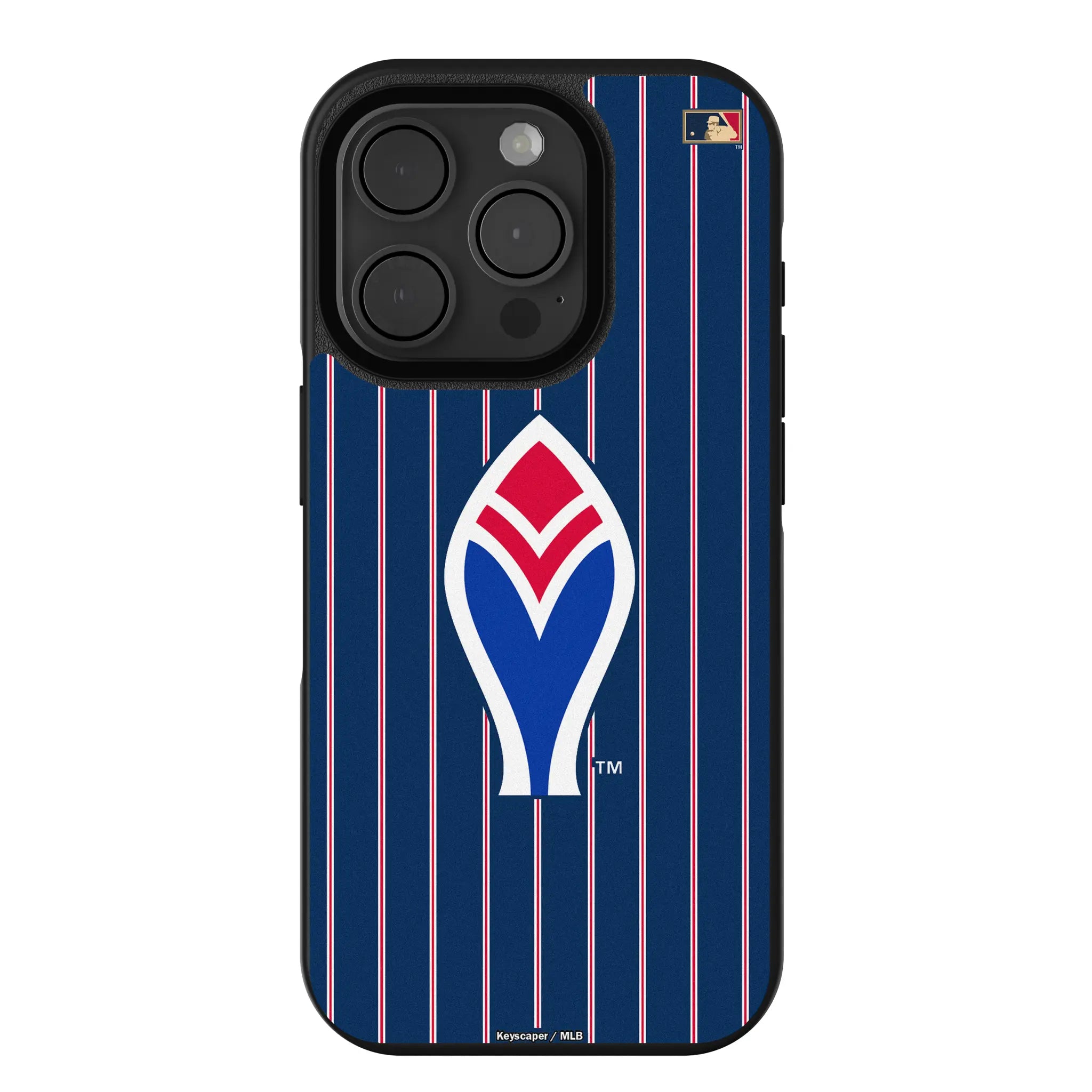 Atlanta Braves 1972-1975 - Cooperstown Collection Pinstripe iPhone Bump Phone Case for Apple iPhone