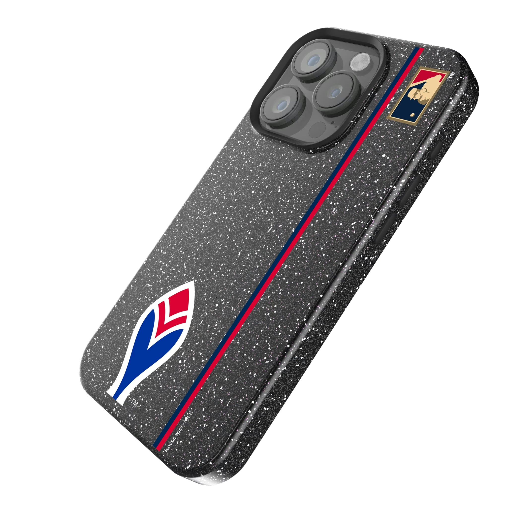 Atlanta Braves 1972-1975 - Cooperstown Collection Sidebar iPhone Bling Phone Case for Apple iPhone - Isometric View